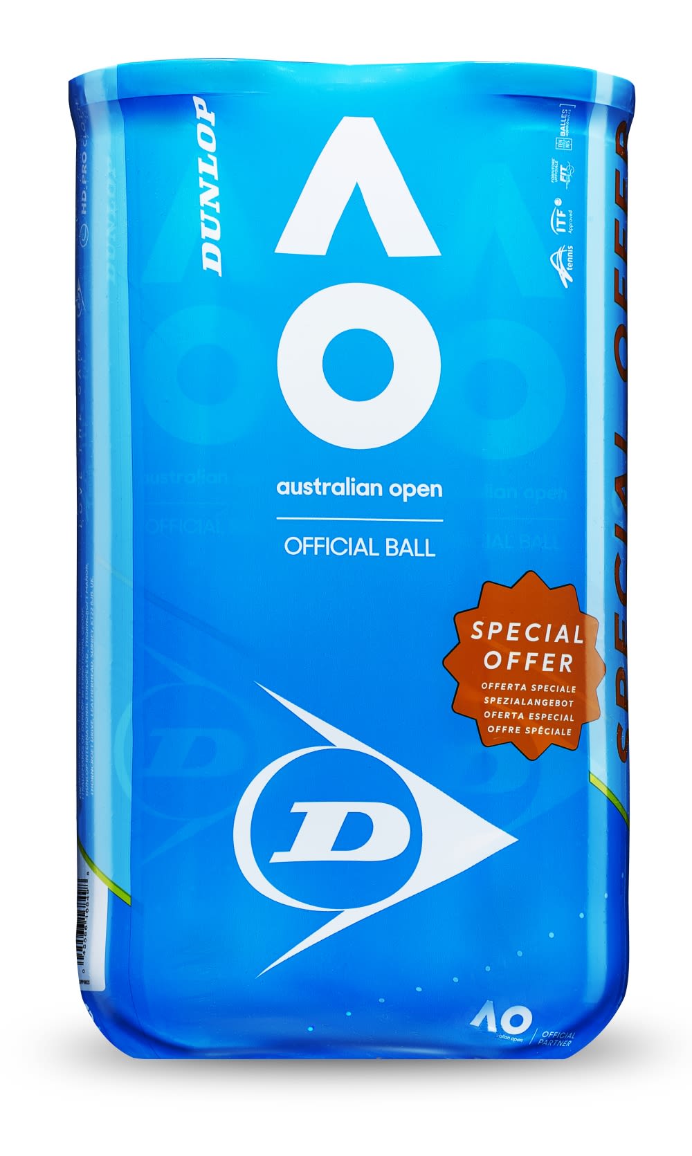 AO Bi Pack pallone da tennis