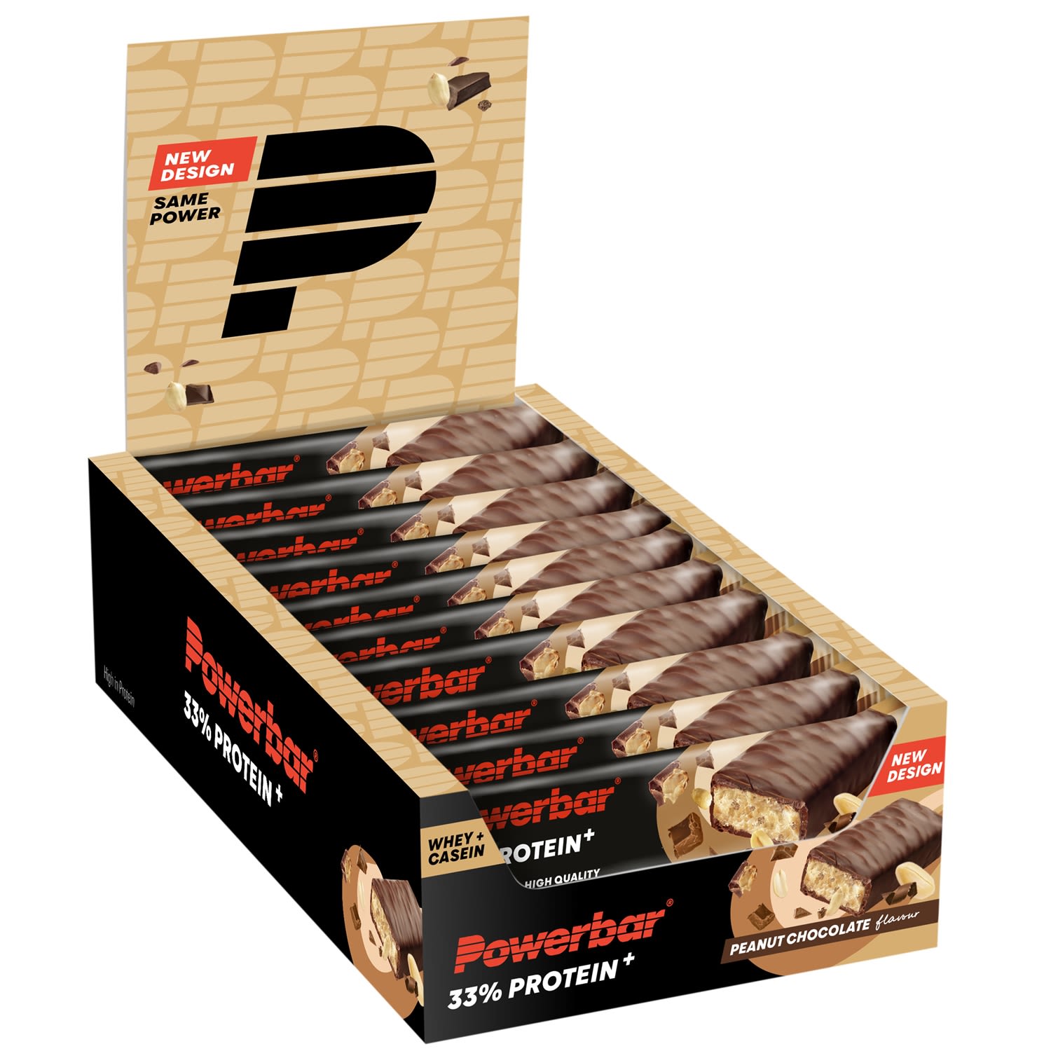 33% Protein Plus Peanut-Chocolate 10 x 90 g barretta per lo sport