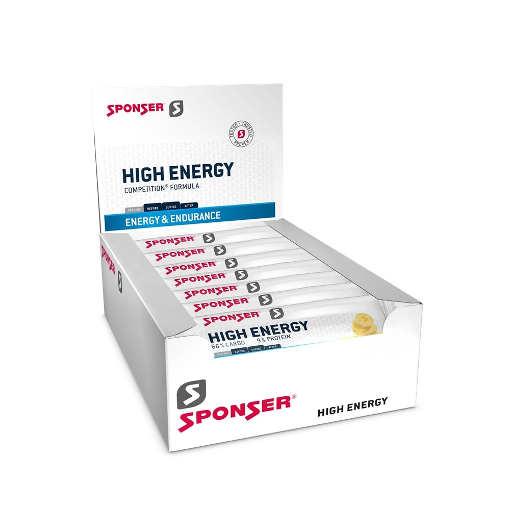 High Energy Banana 30 x 45 g Sportriegel