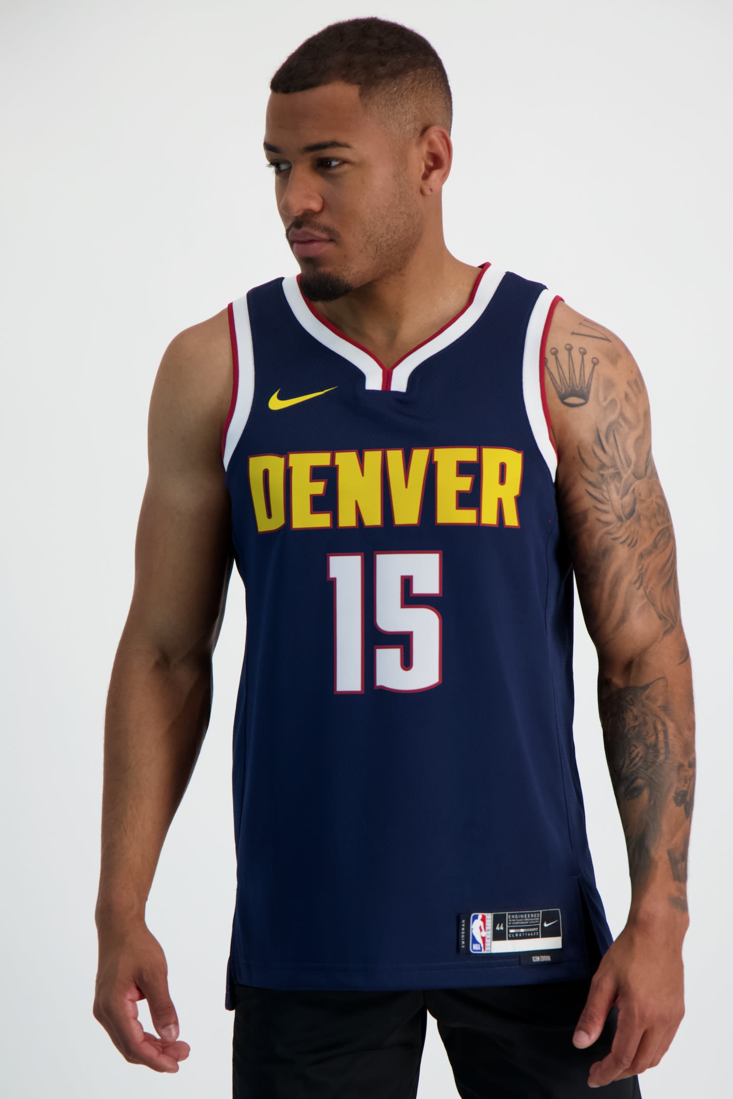 Denver Nuggets Icon Edition Nikola Jokic Herren Basketballtrikot