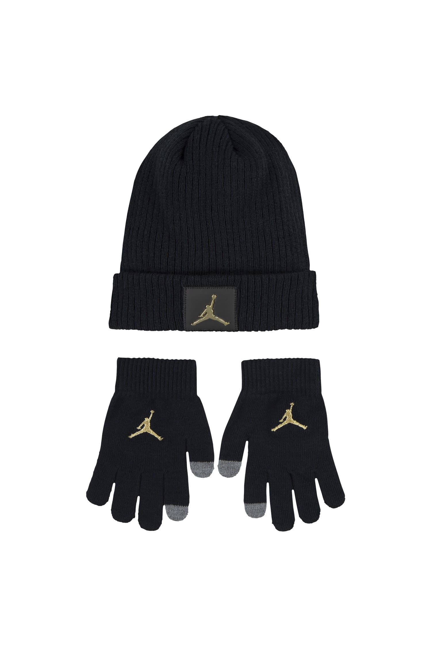 Metal Jumpmanpatch Mütze + Hanschuh