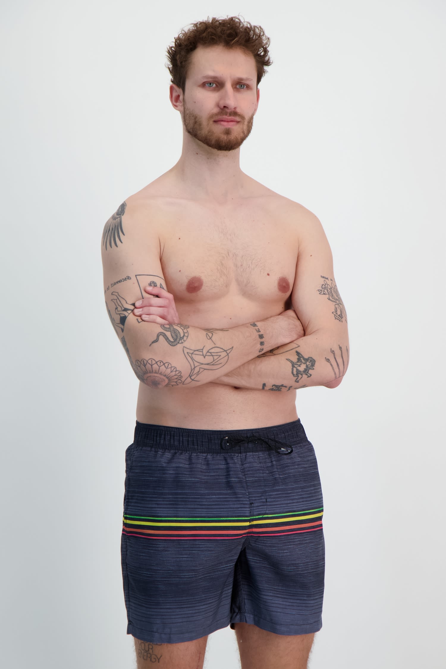 All Day Stripe 16 Inch Herren Badeshort