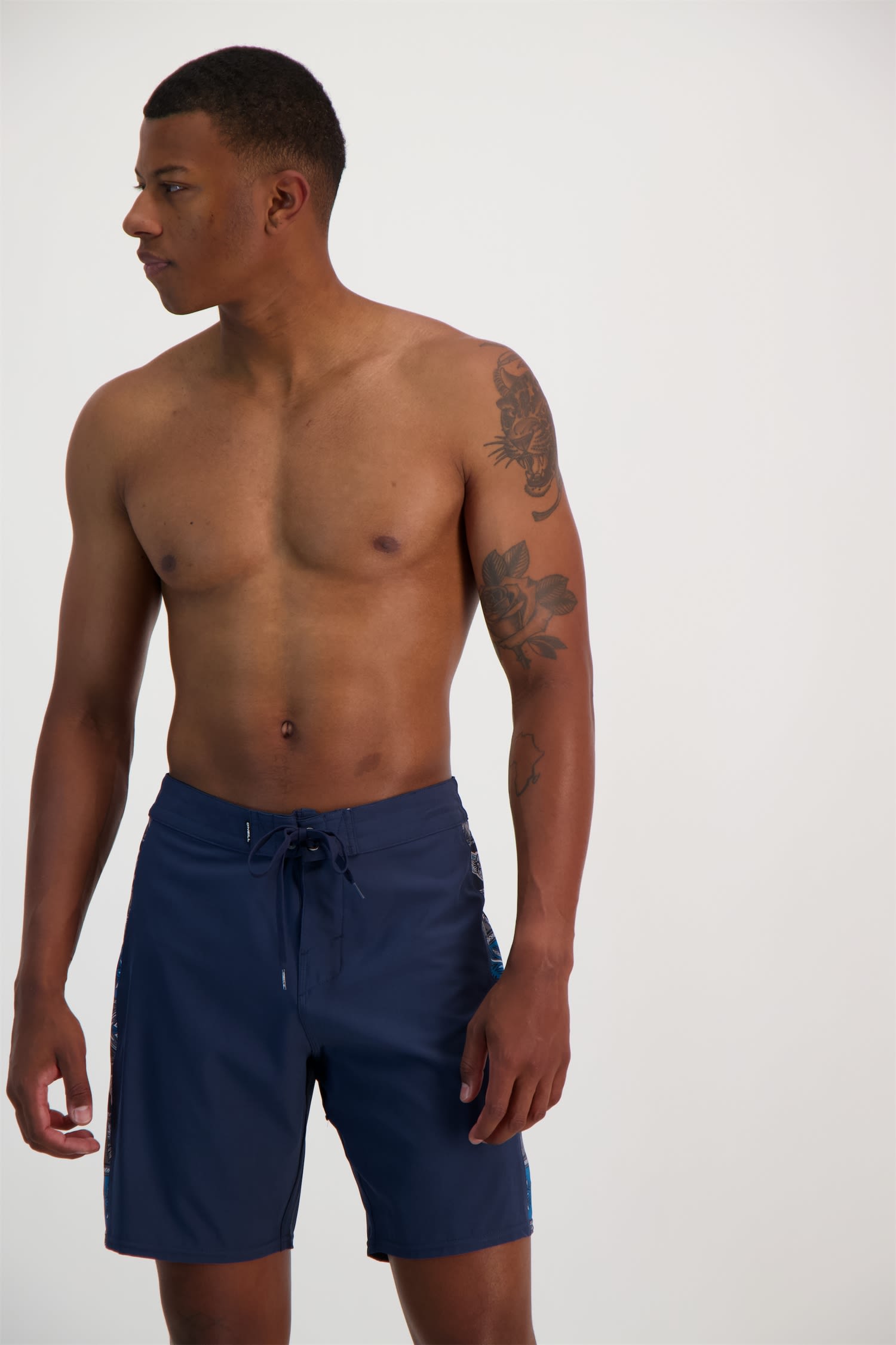 Mysto Side Panel1 8 Inch Herren Badeshort