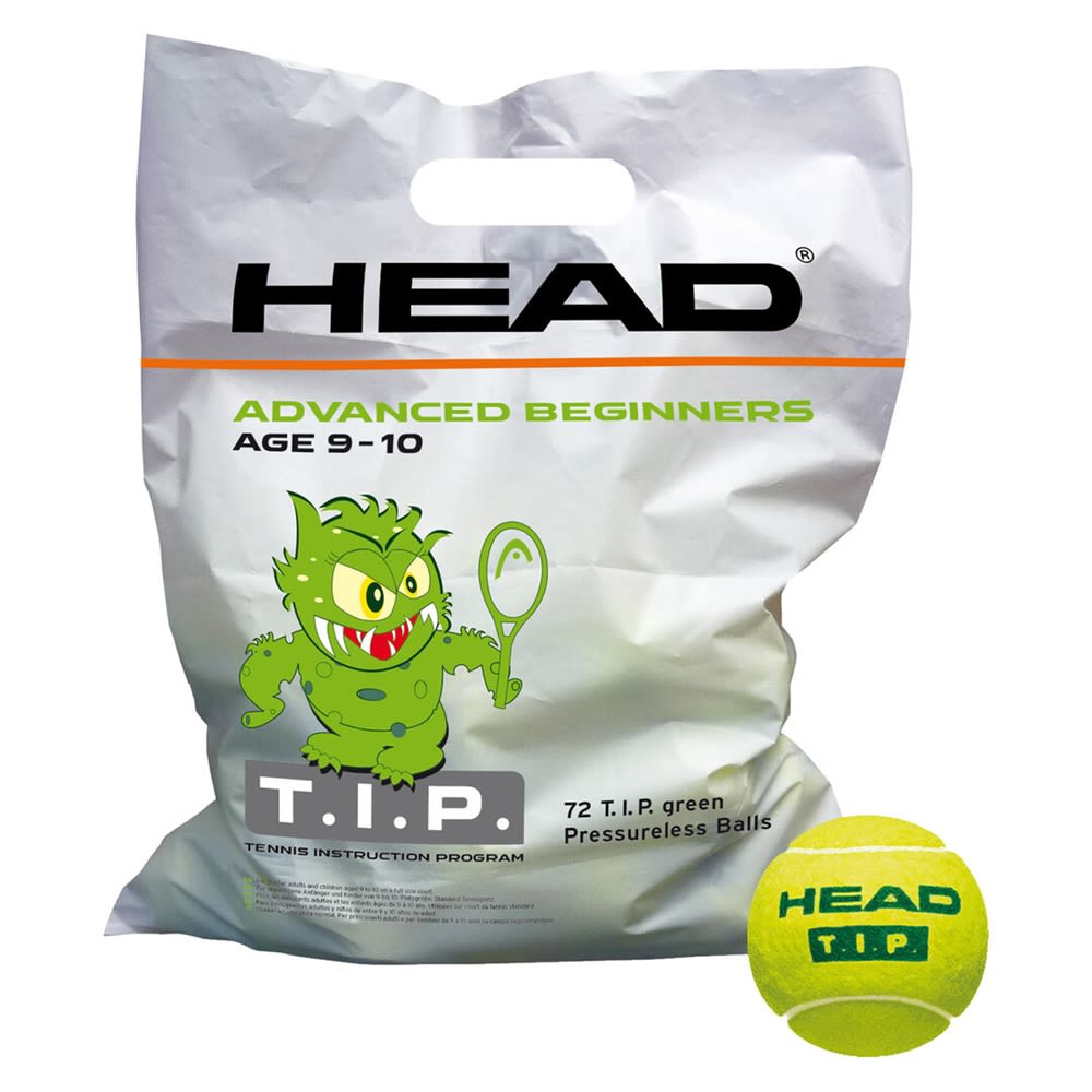 72-Pack T.I.P. Green Tennisball