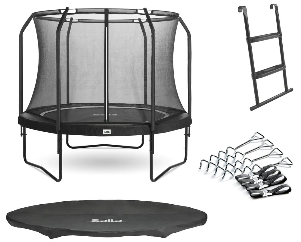 Premium Black Edition 305 cm Trampolin Set