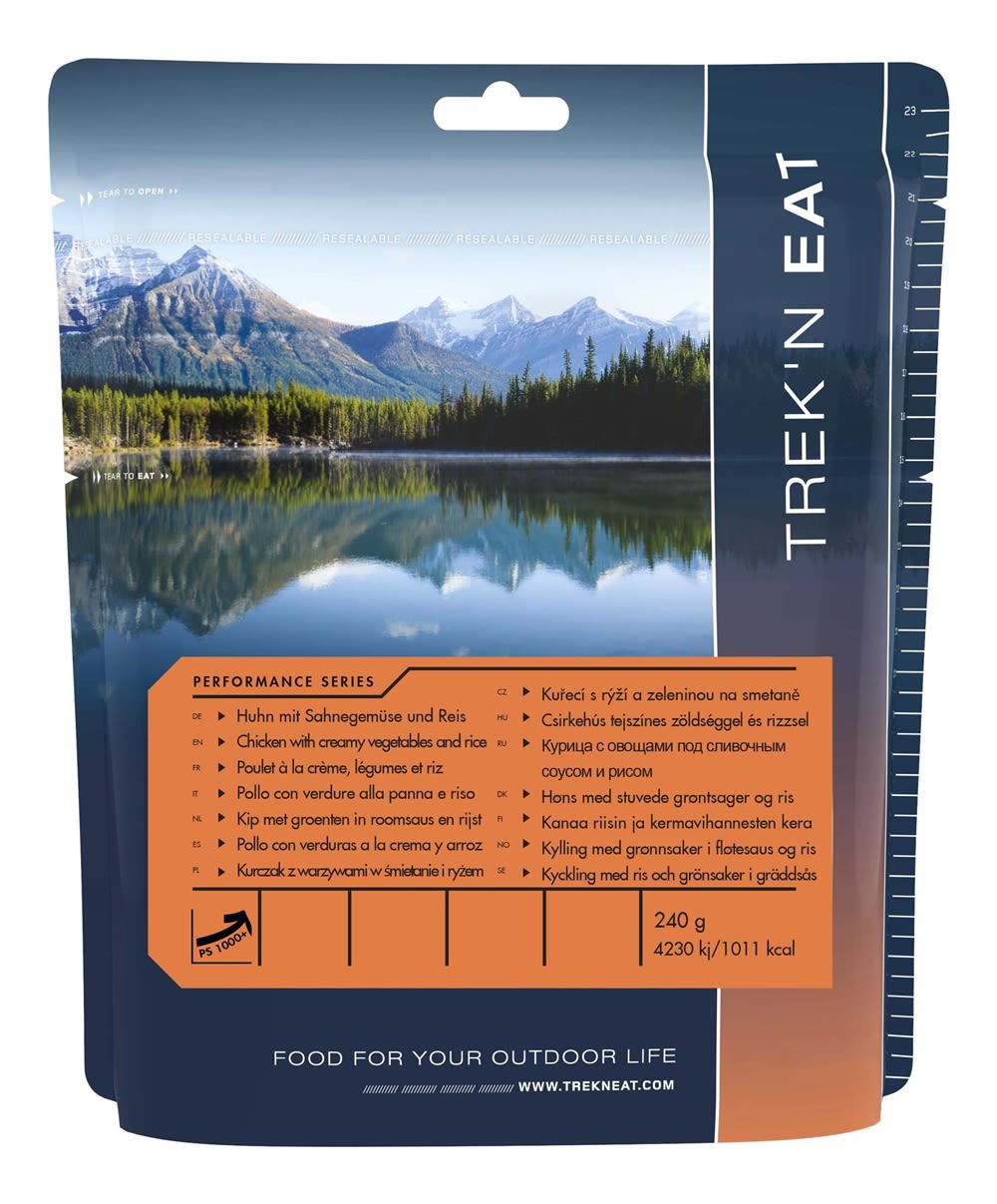 Huhn mit Sahnegemüse und Reis PS1000+ Outdoornahrung