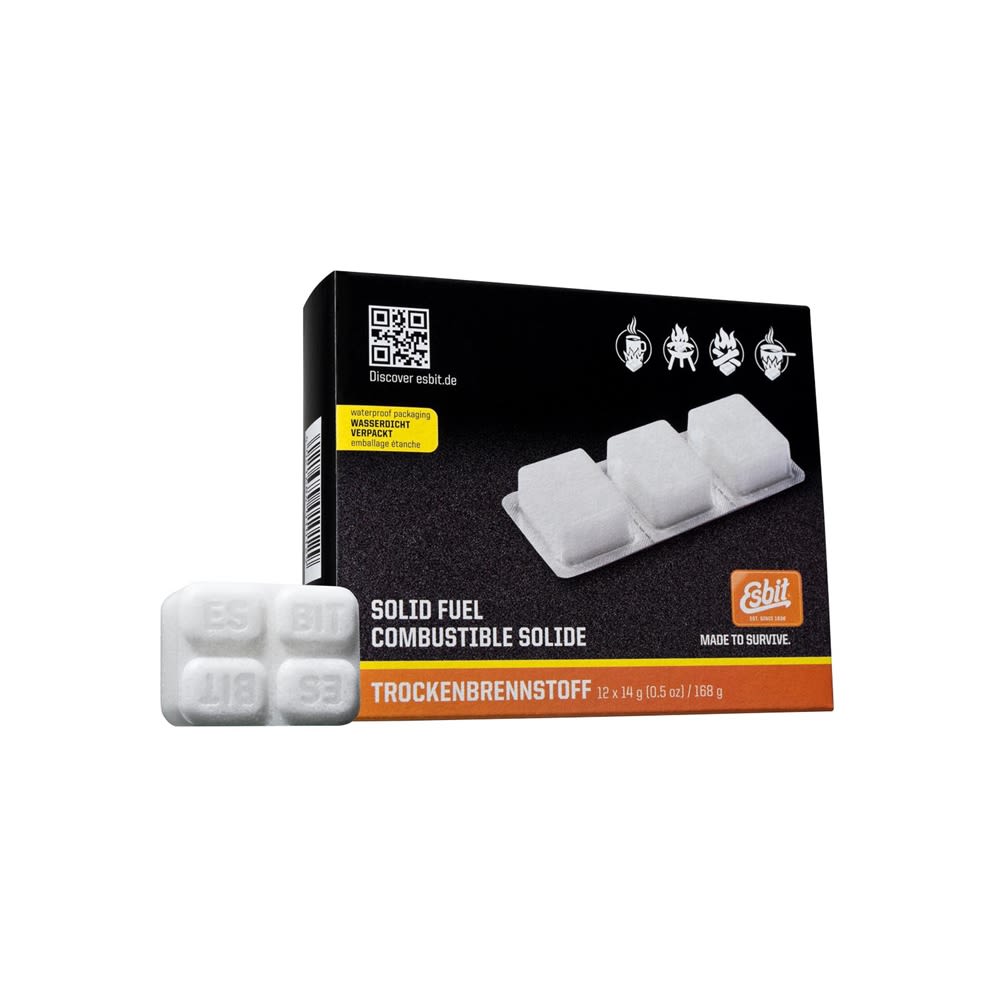 12 x 14 g pastilles de combustible solide