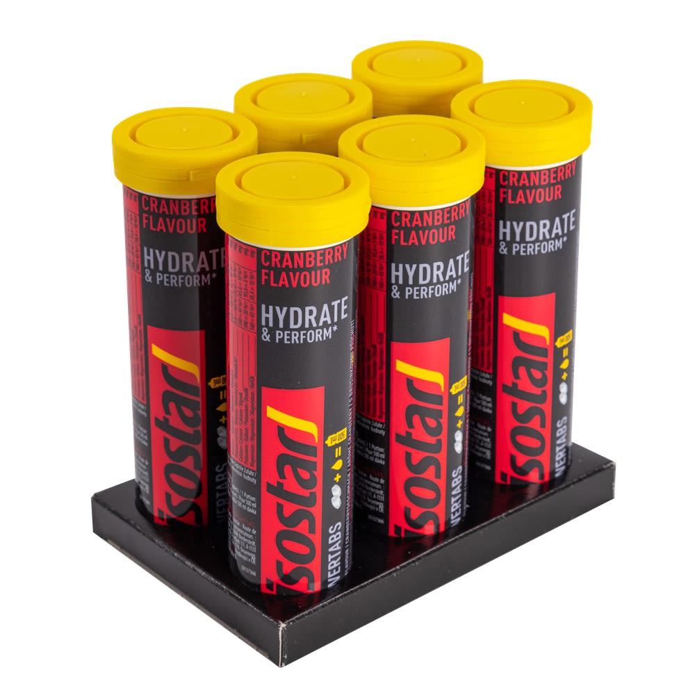 6-Pack Iso Hydrate & Perform Cranberry 10 x 12 g compresse effervescenti