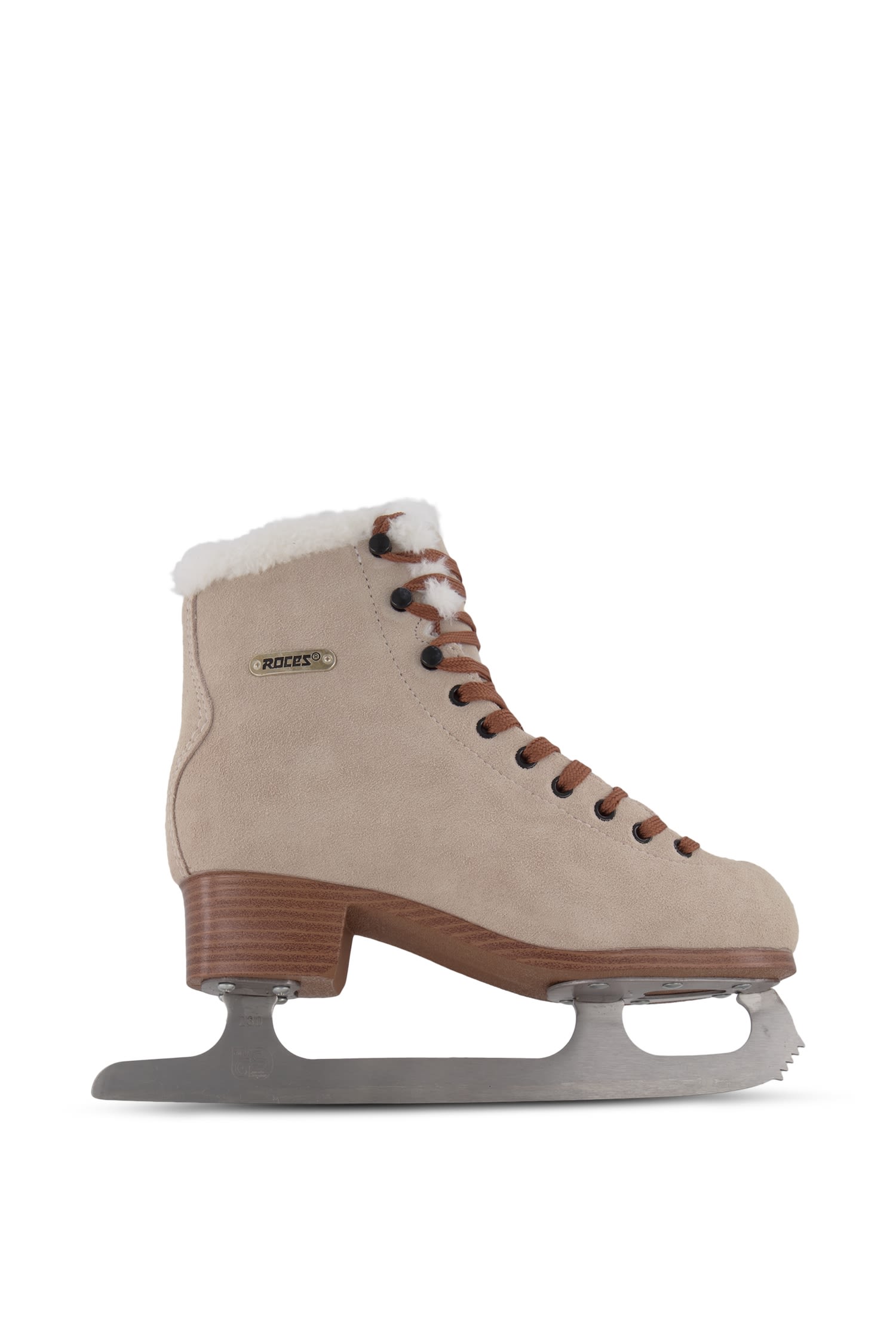 Suede Eco-Fur Damen Schlittschuh