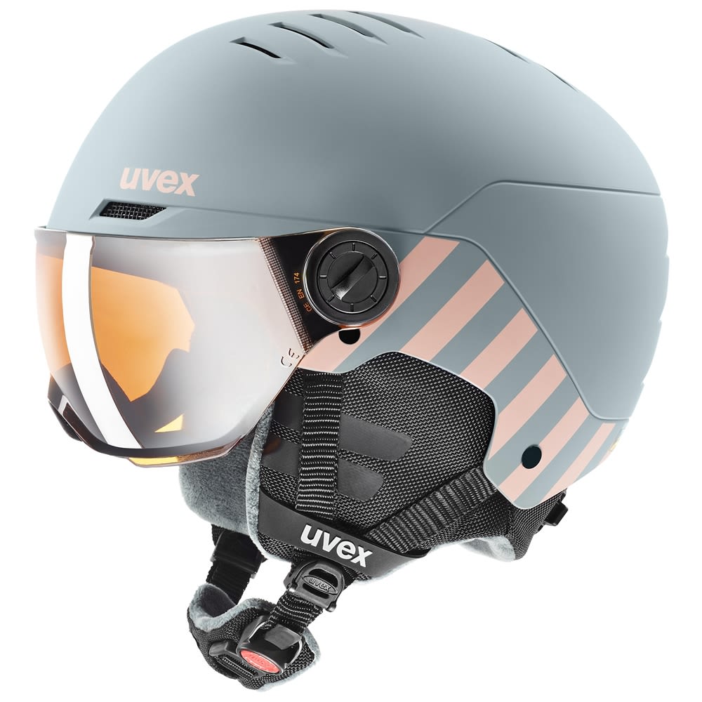 rocket visor Kinder Skihelm