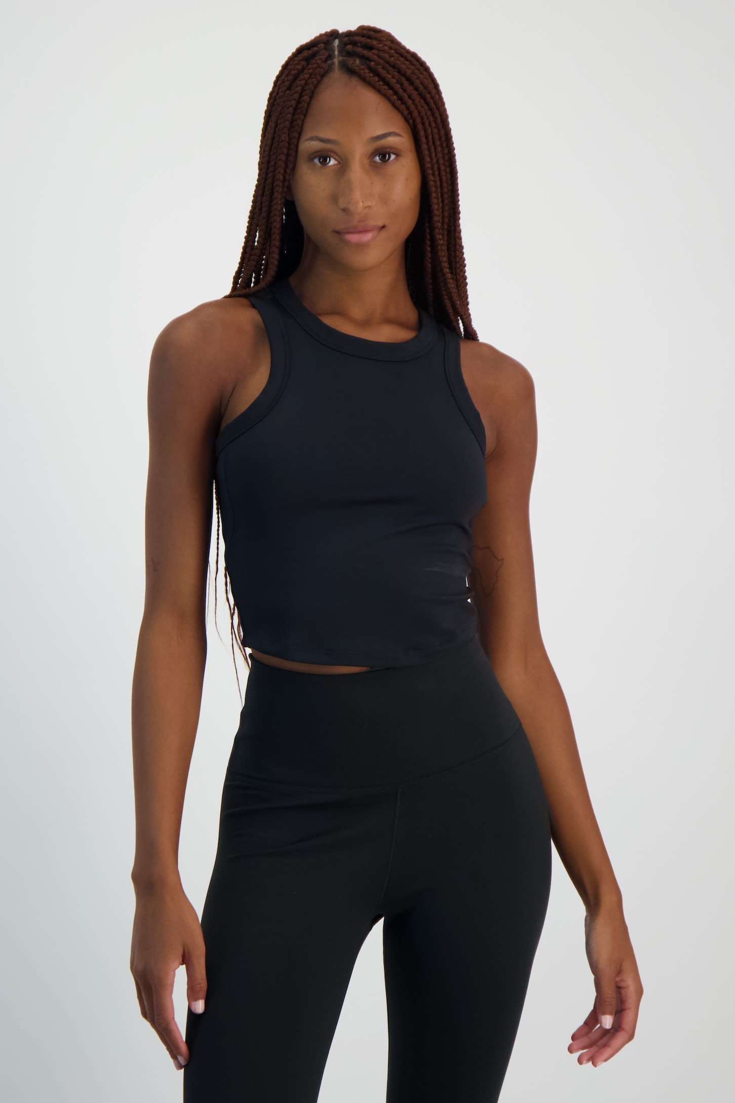 One Fitted Dri-FIT Crop Damen Top