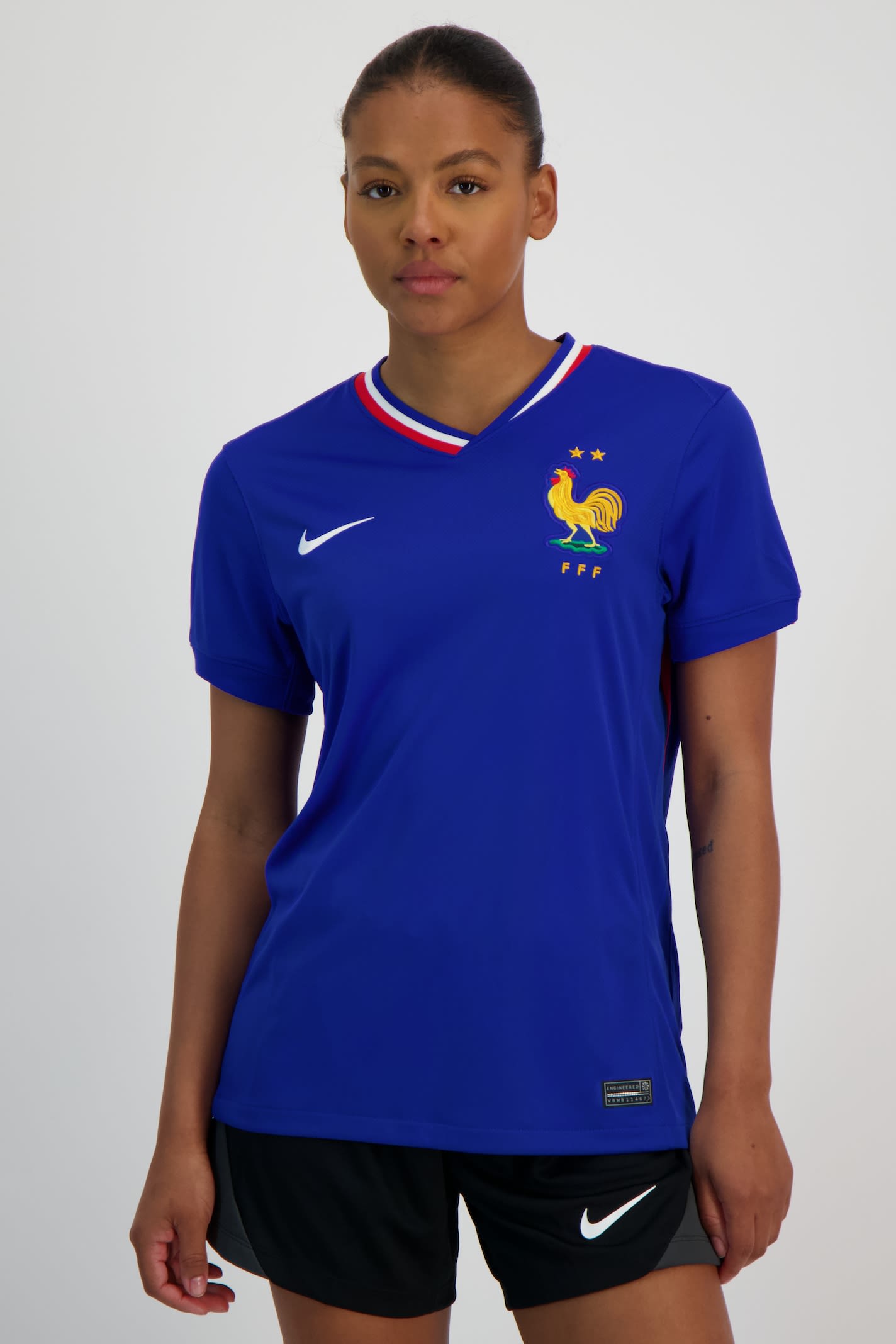 Frankreich Home Replica Damen Fussballtrikot EM 2024