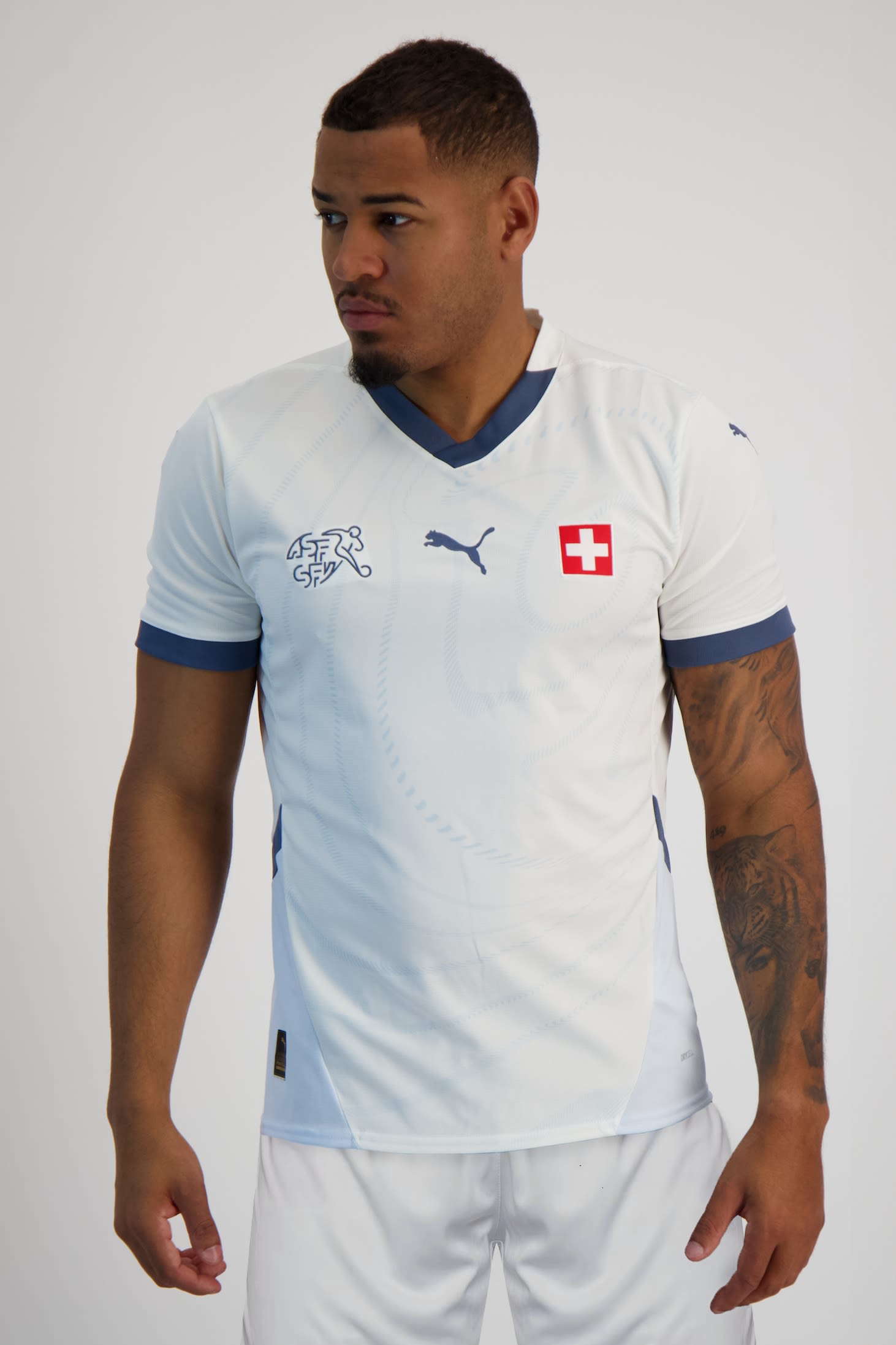 Schweiz Away Replica Herren Fussballtrikot EM 2024