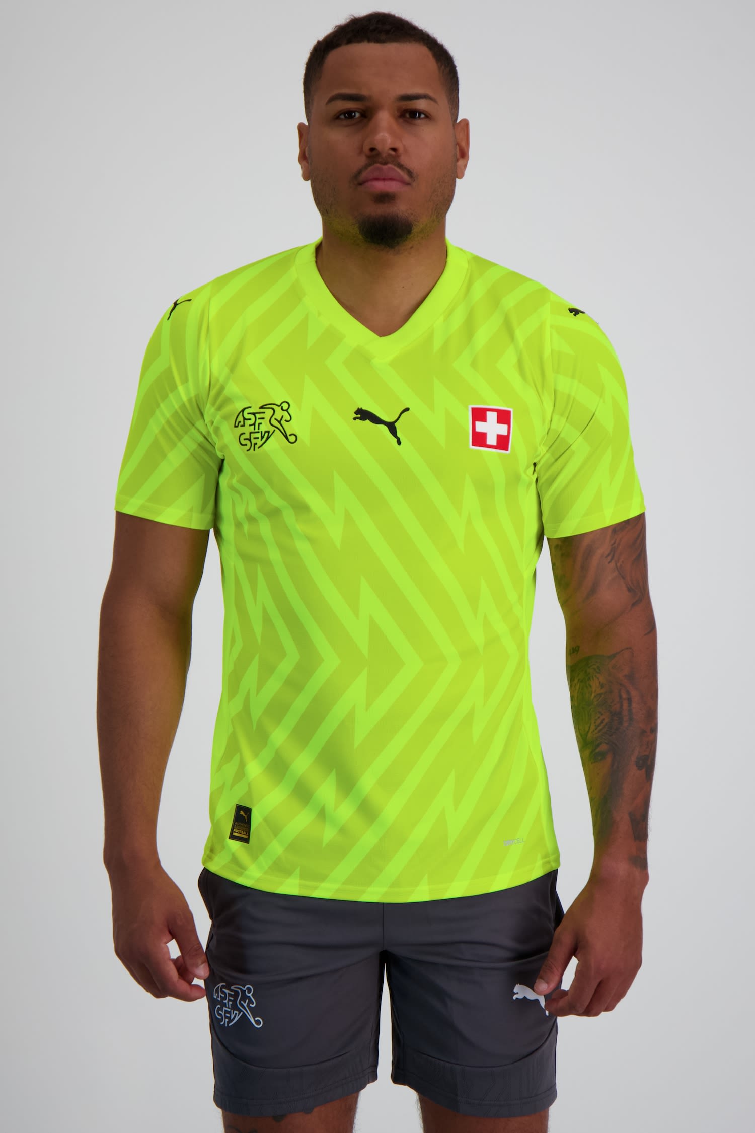 Suisse Replica maillot de gardien hommes EURO 2024 jaune