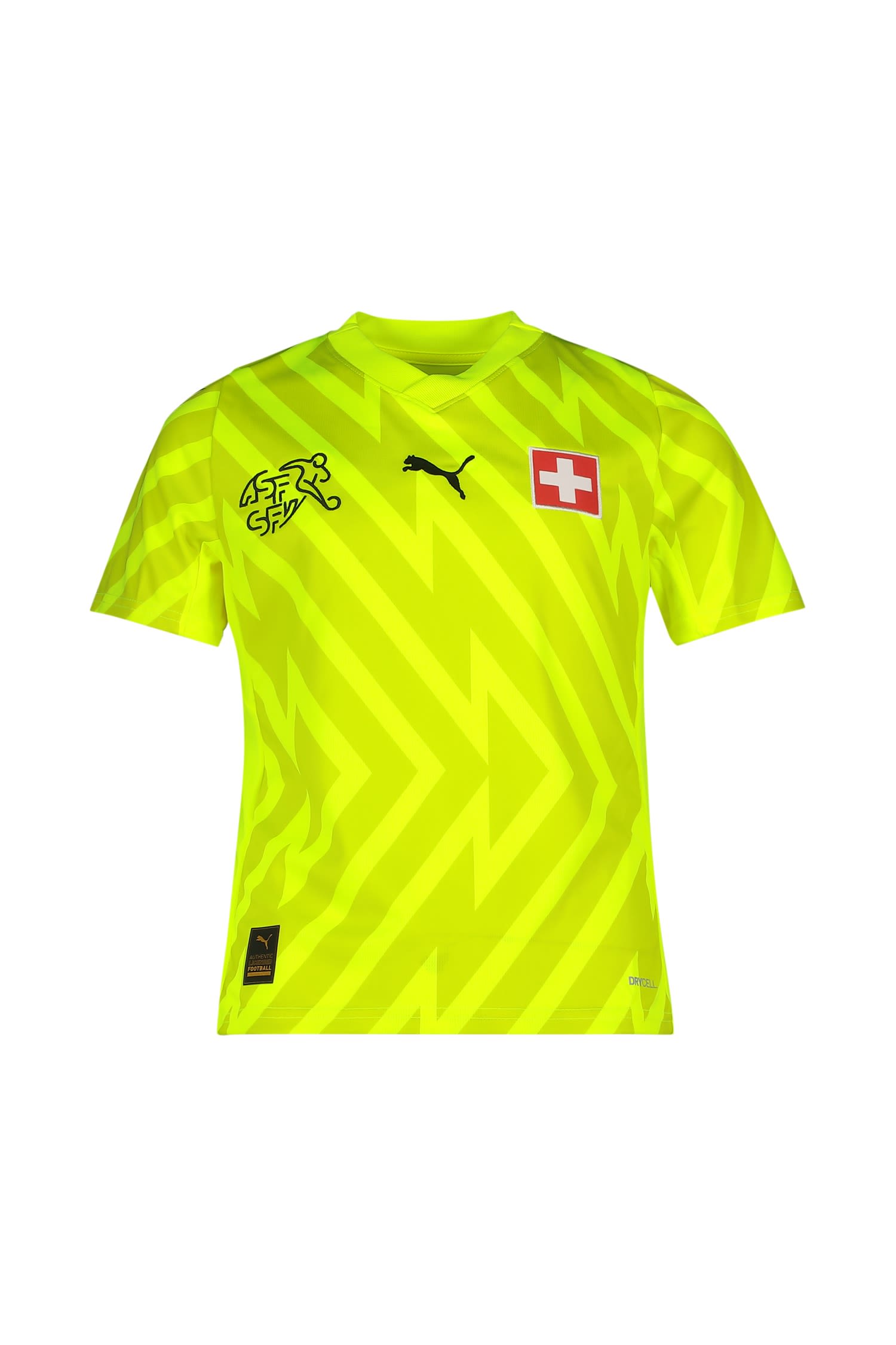 Suisse Replica maillot de gardien enfants EURO 2024 jaune