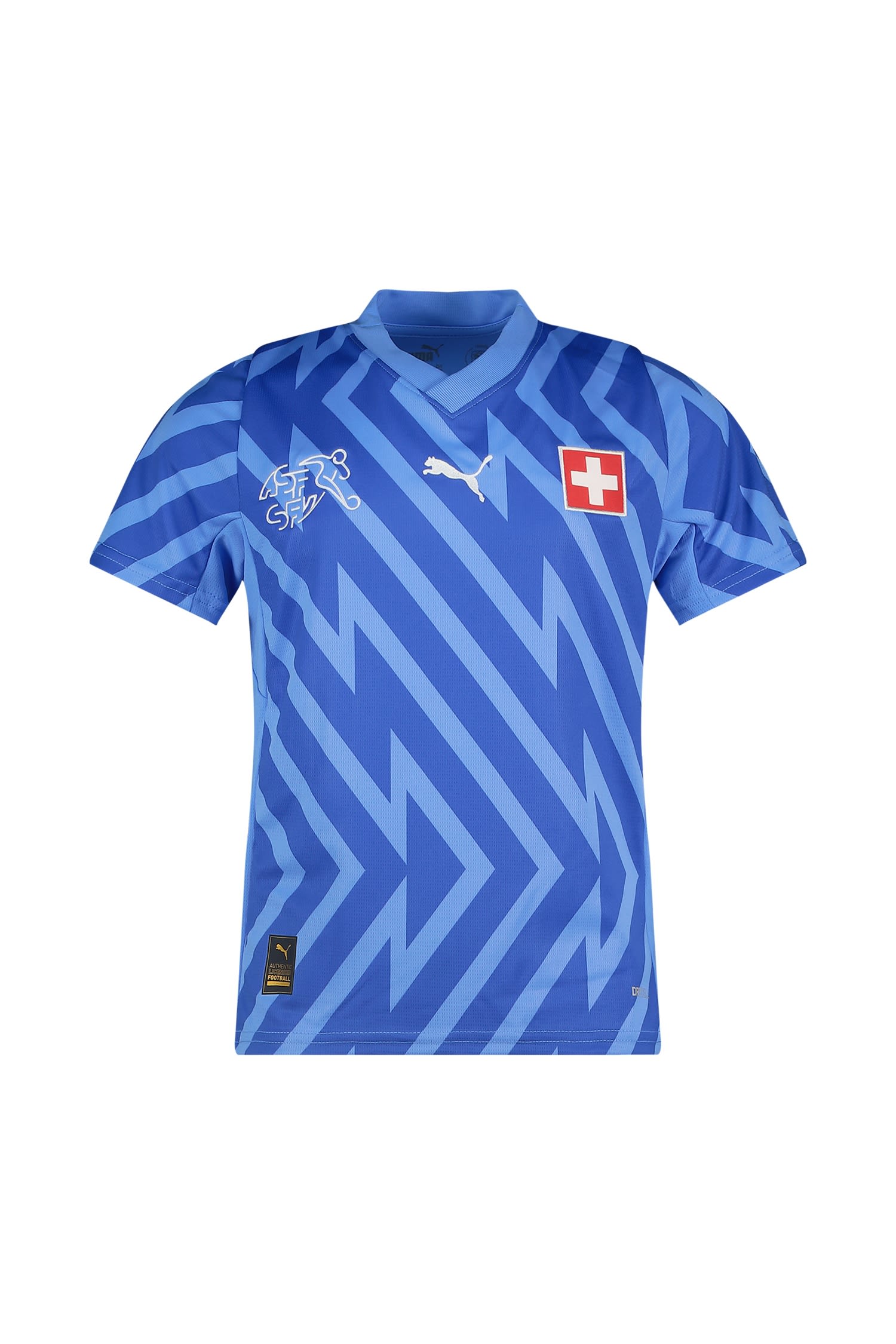 Suisse Replica maillot de gardien enfants EURO 2024 bleu