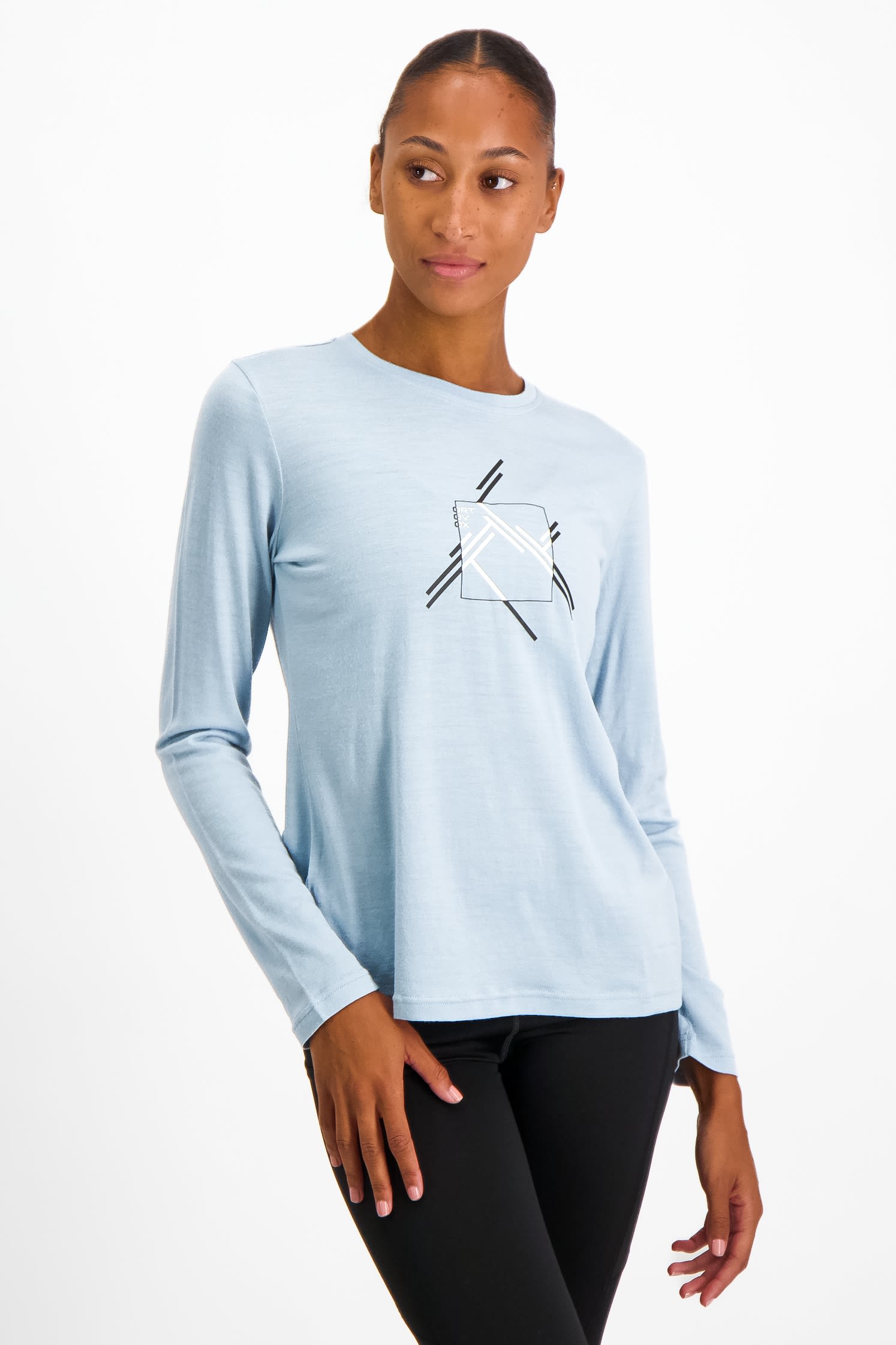 185 Merino MTN Cutout Damen Longsleeve