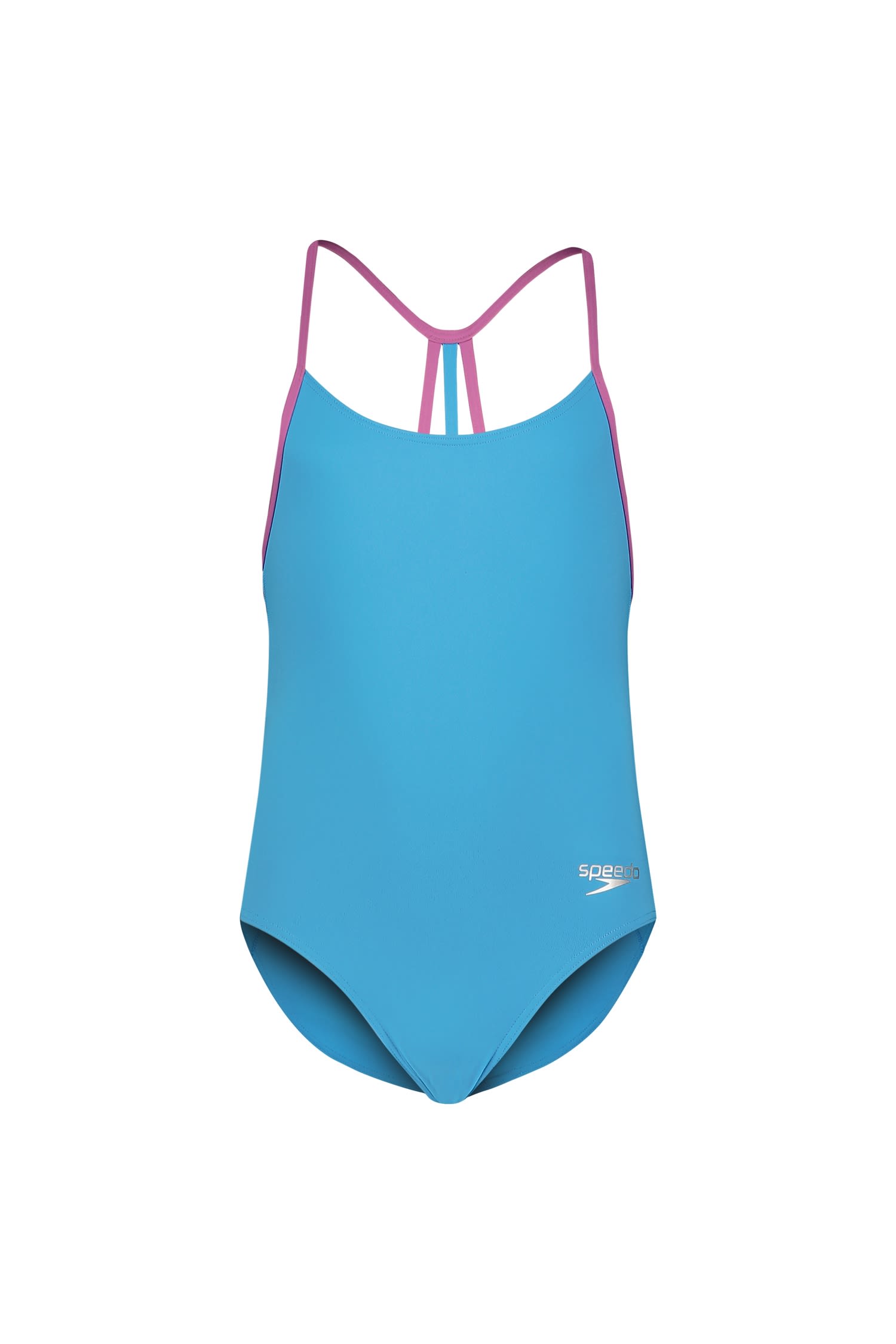 Solid Lane Lineback Mädchen Badeanzug