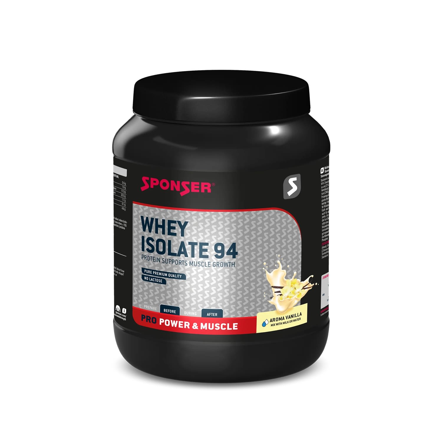 Whey Isolate 94 Vanilla 850 g polvere proteica