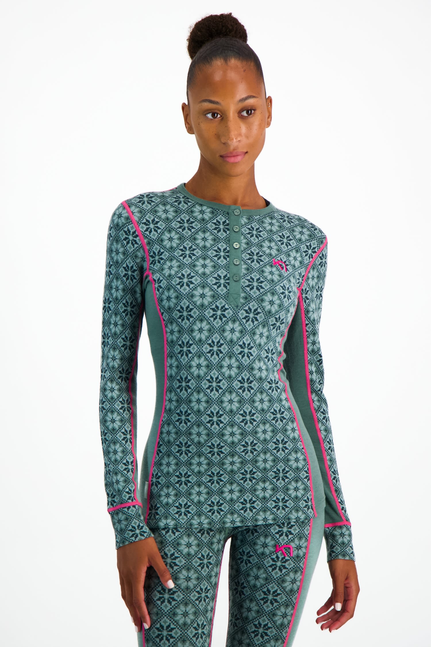 Rose Merino Damen Thermo Longsleeve
