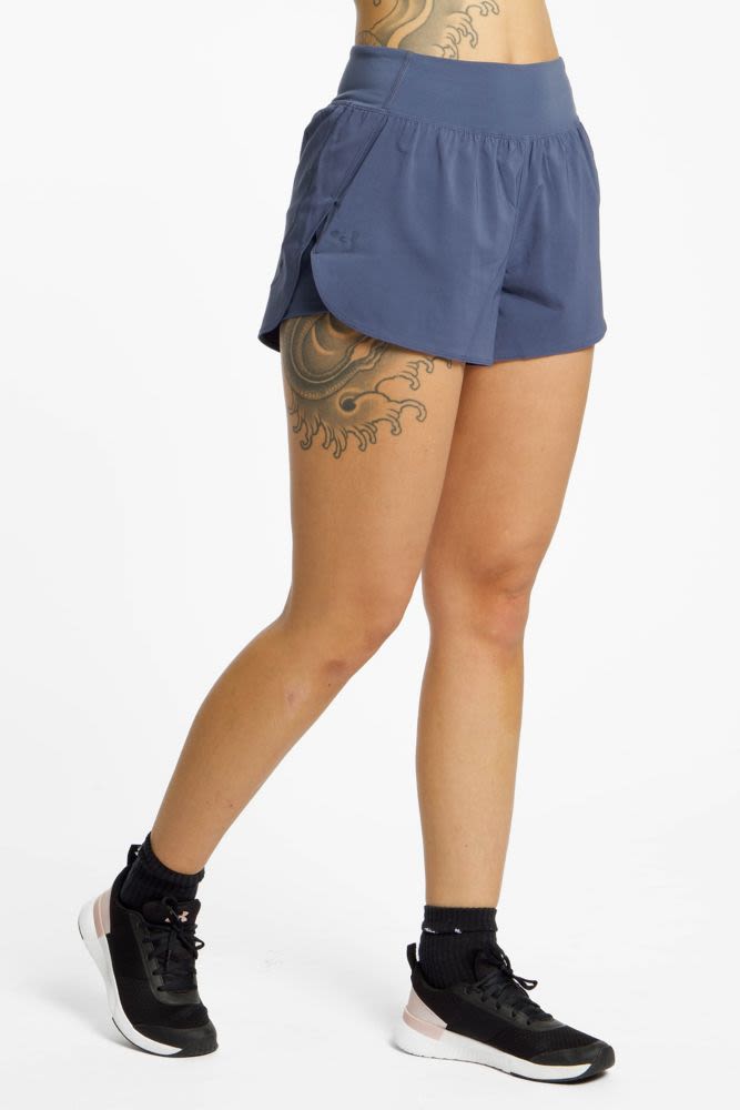 UA Flex Woven 2in1 Damen Short