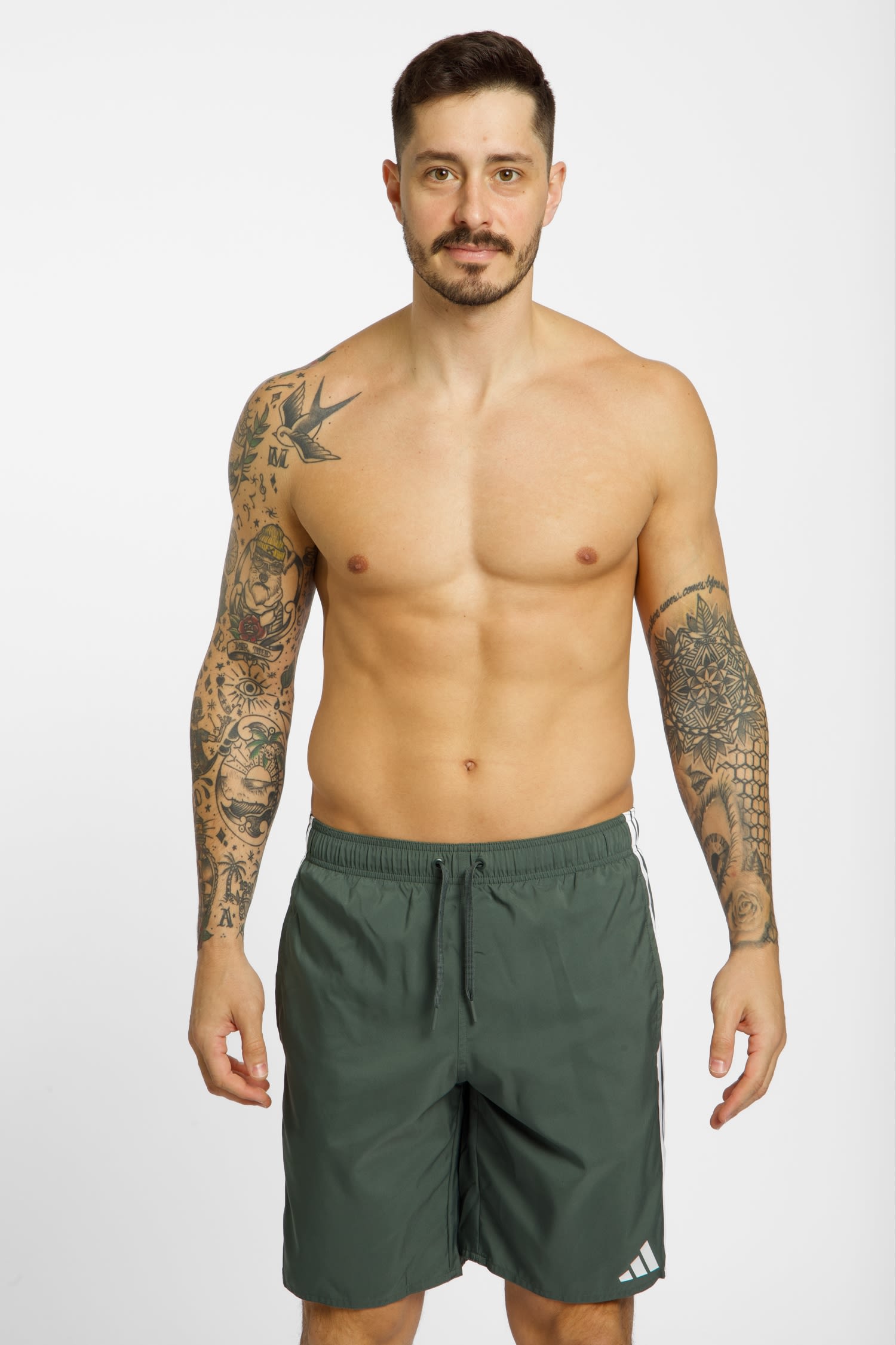 3S 8 Inch Herren Badeshort