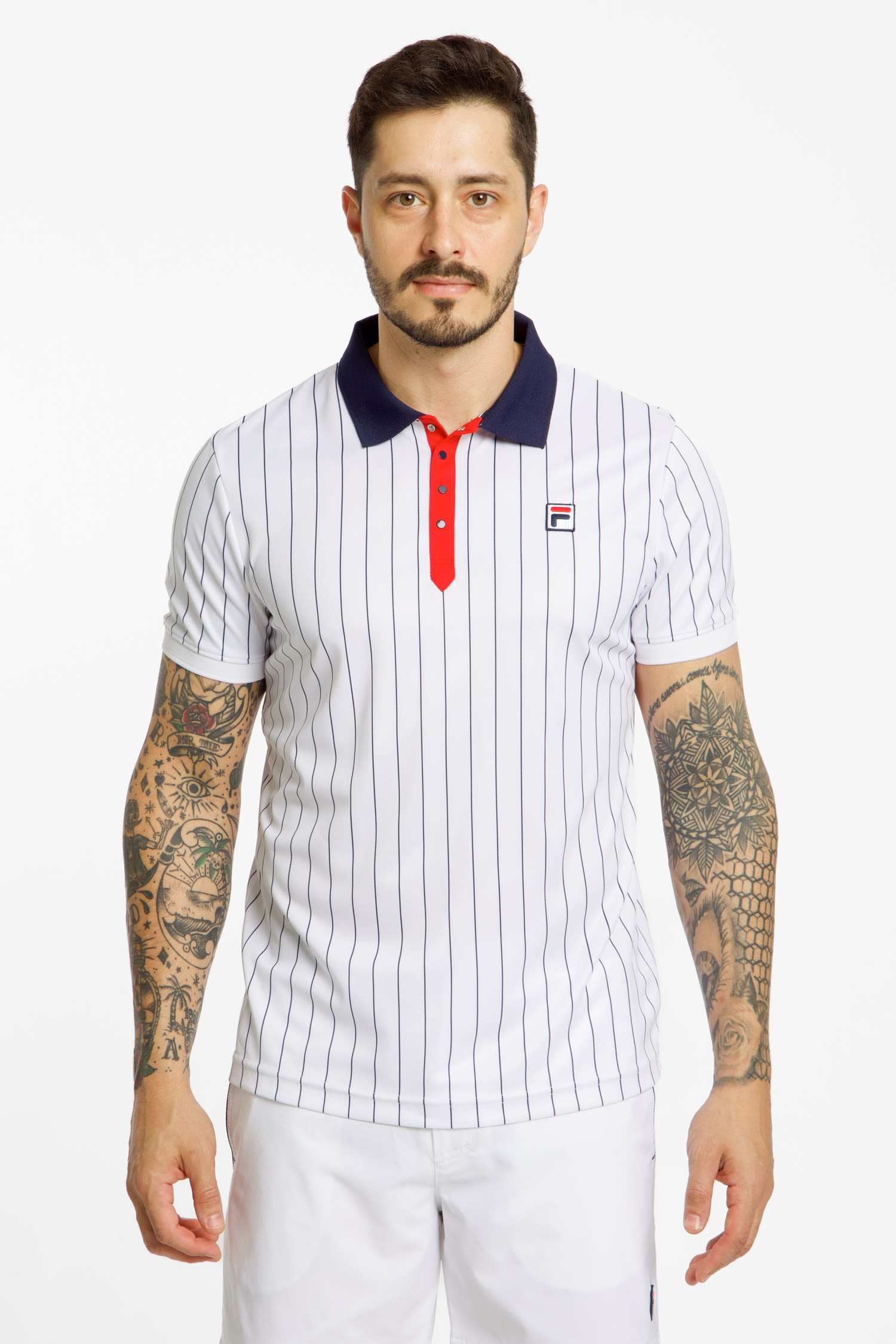 Björn Stripes Herren Tennisshirt
