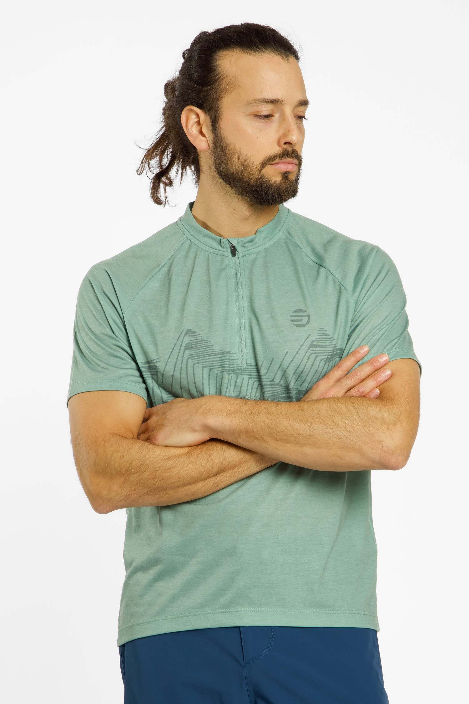 Oregan MTB Half-Zip Herren Biketrikot