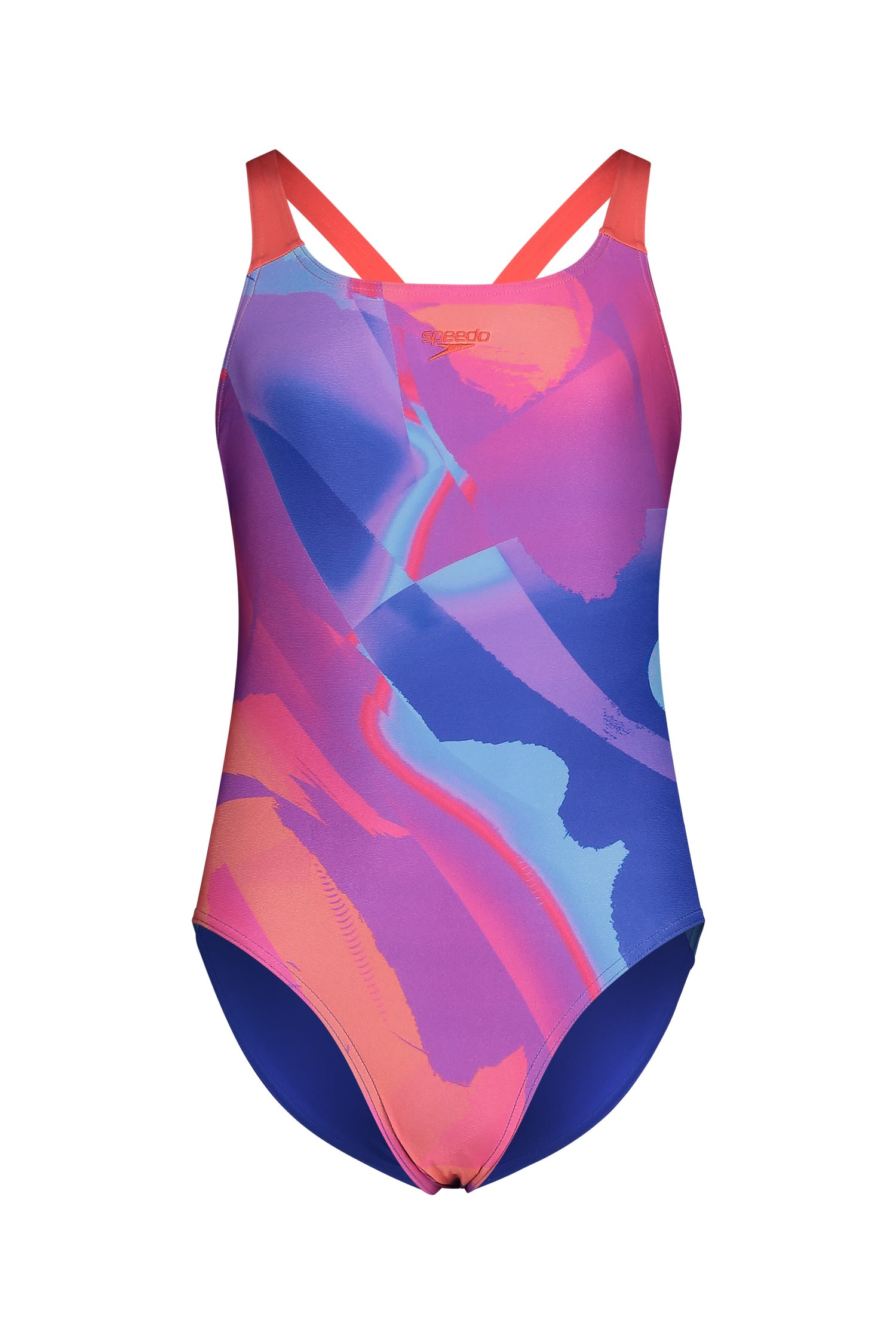 Digital Allover Powerback Mädchen Badeanzug