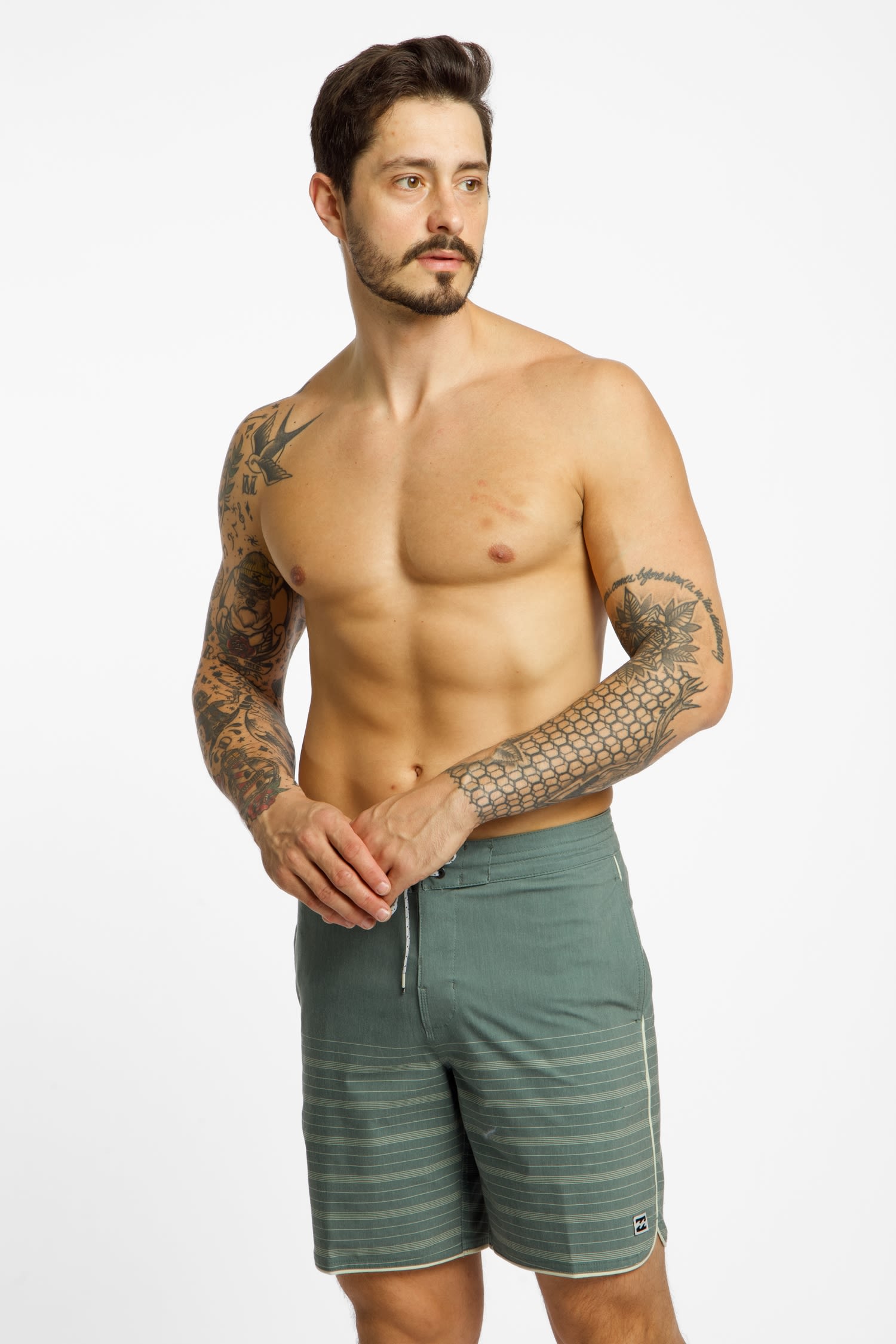 73 17.5 Inch Herren Badeshort