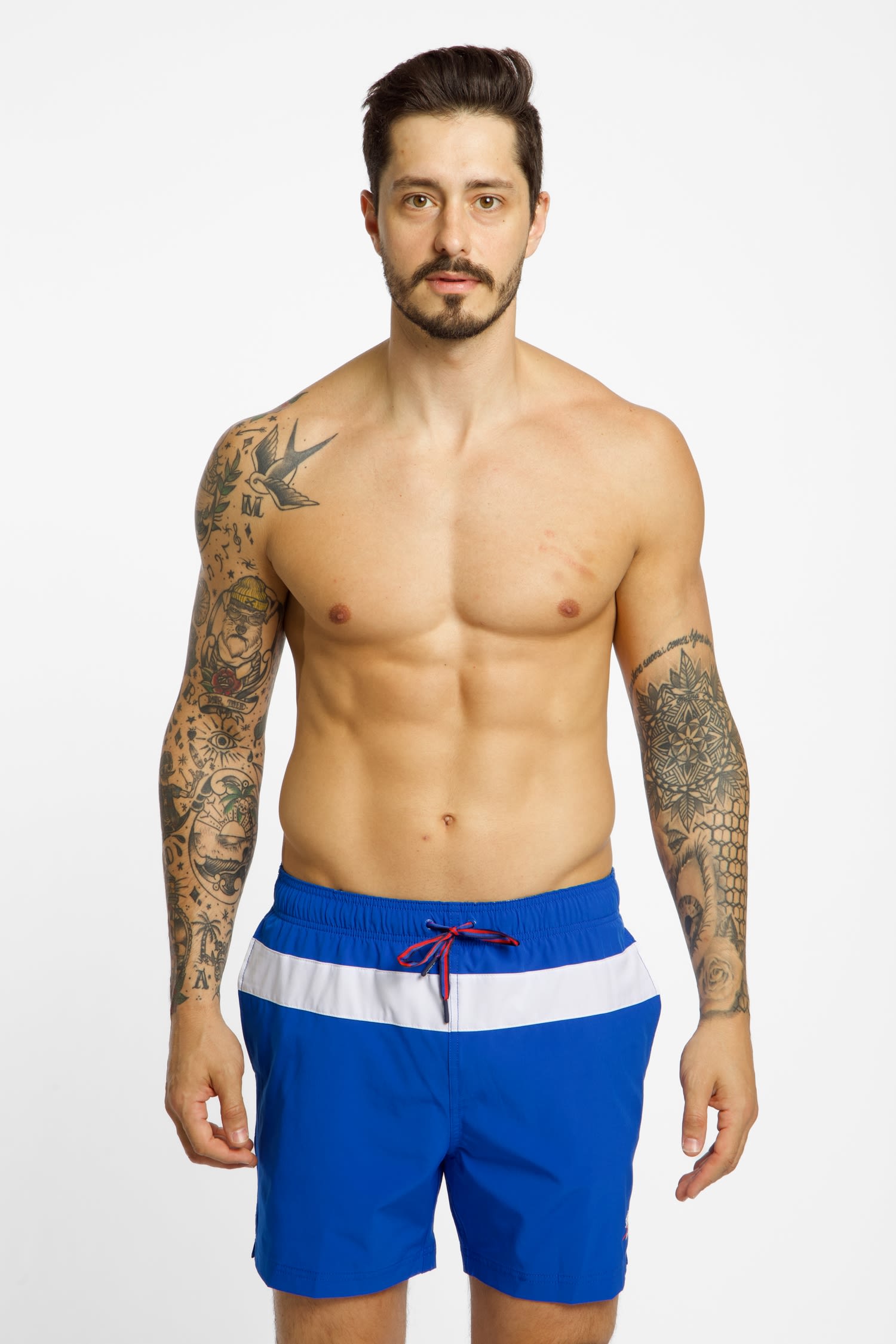 Jetstream Retro Colorblock 16 Inch Herren Badeshort