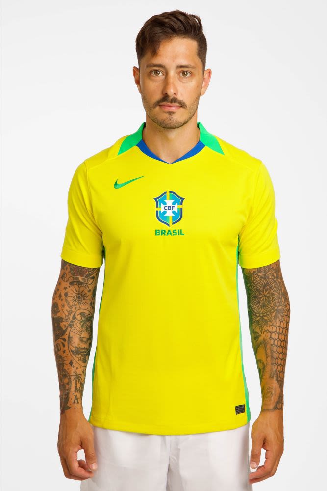 Brasilien Home Replica Herren Fussballtrikot Frauenteam 2025