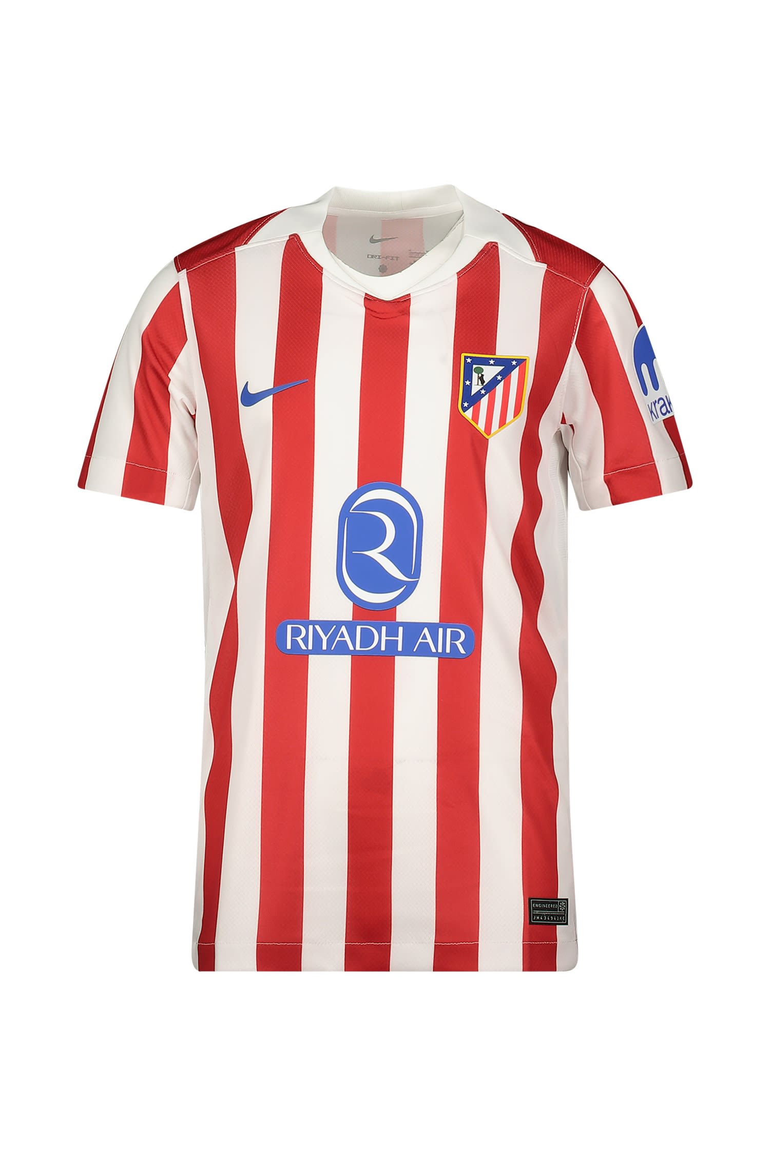 Atlético Madrid Home Replica Kinder Fussballtrikot 25/26