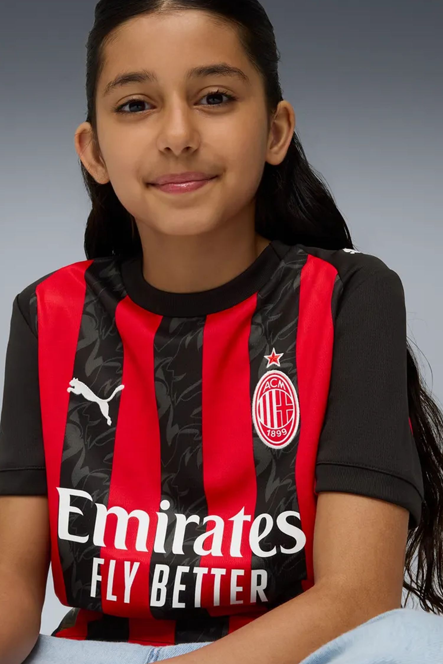 AC Milan Home Replica Kinder Fussballtrikot 25/26