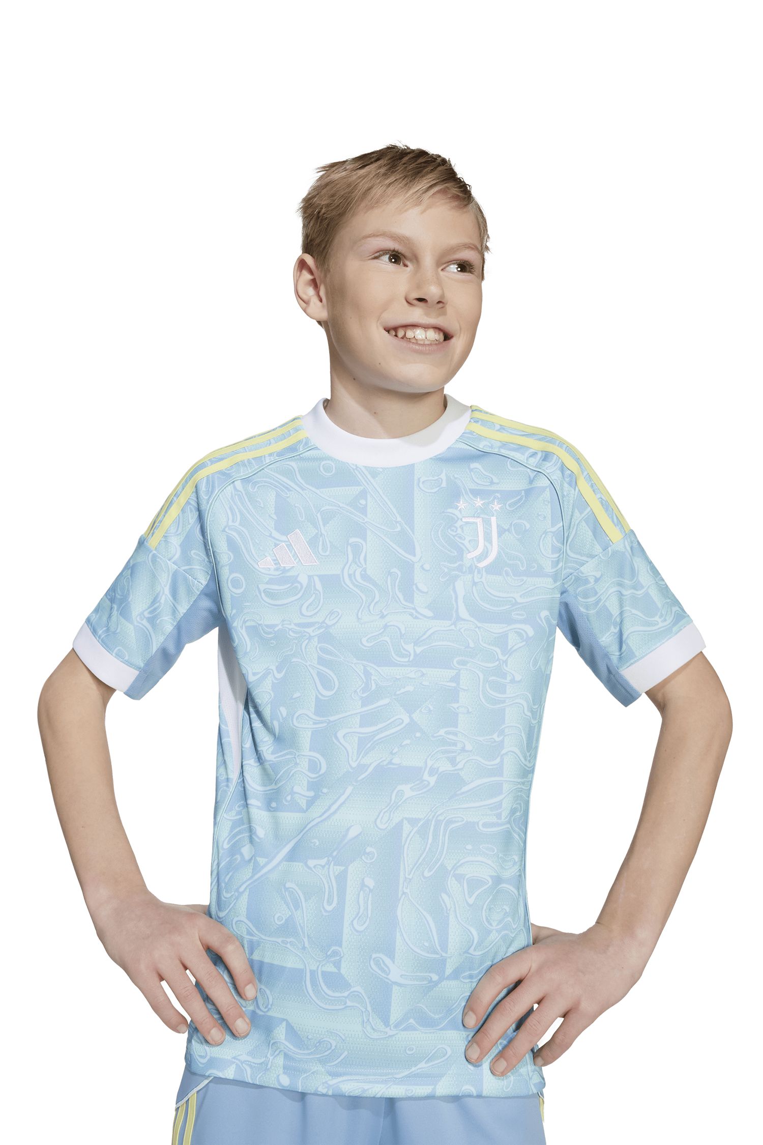 Juventus Turin Away Replica Kinder Fussballtrikot 25/26