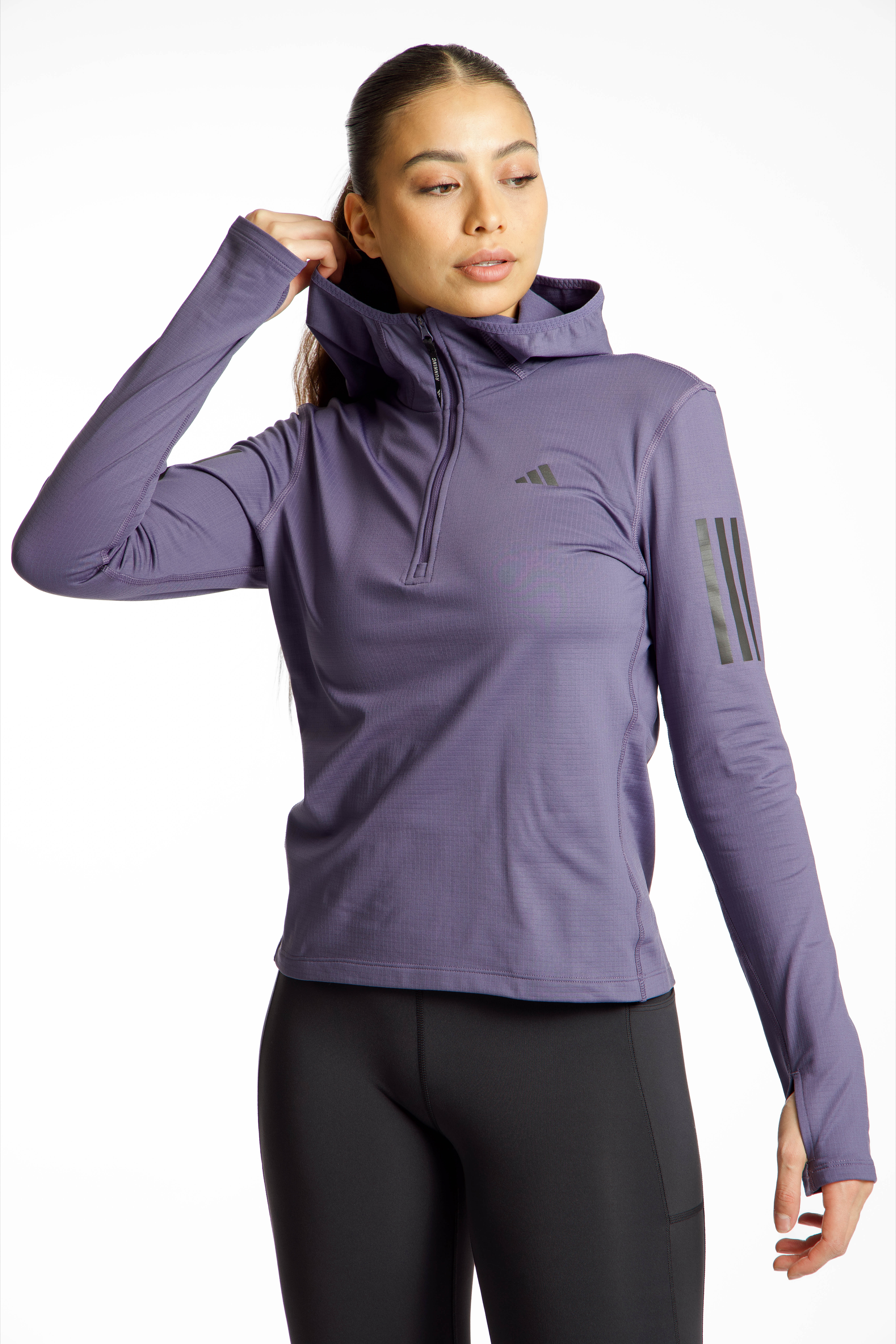 Own The Run Winterized Damen Hoodie