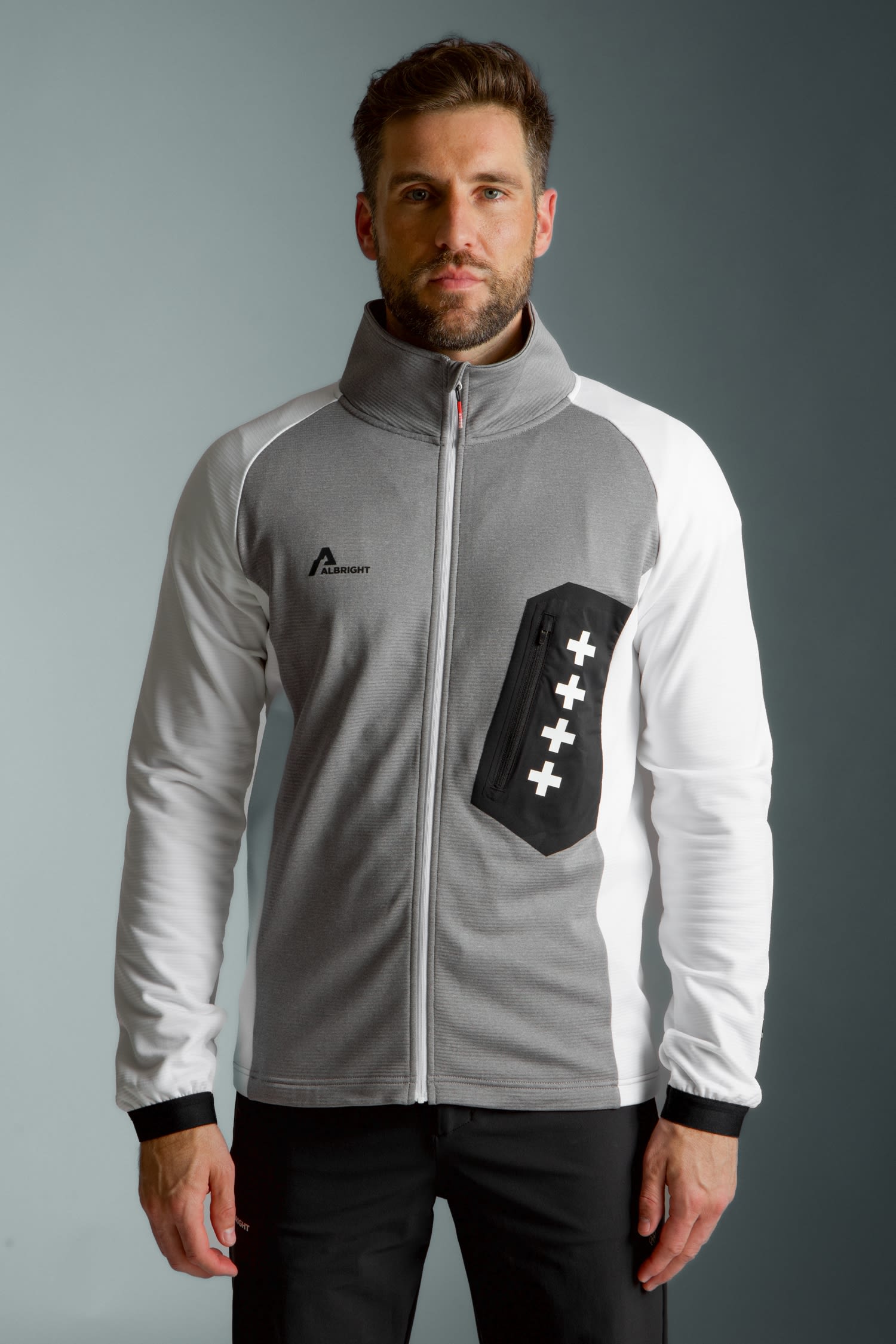 Swiss Olympic Full-Zip Herren Midlayer