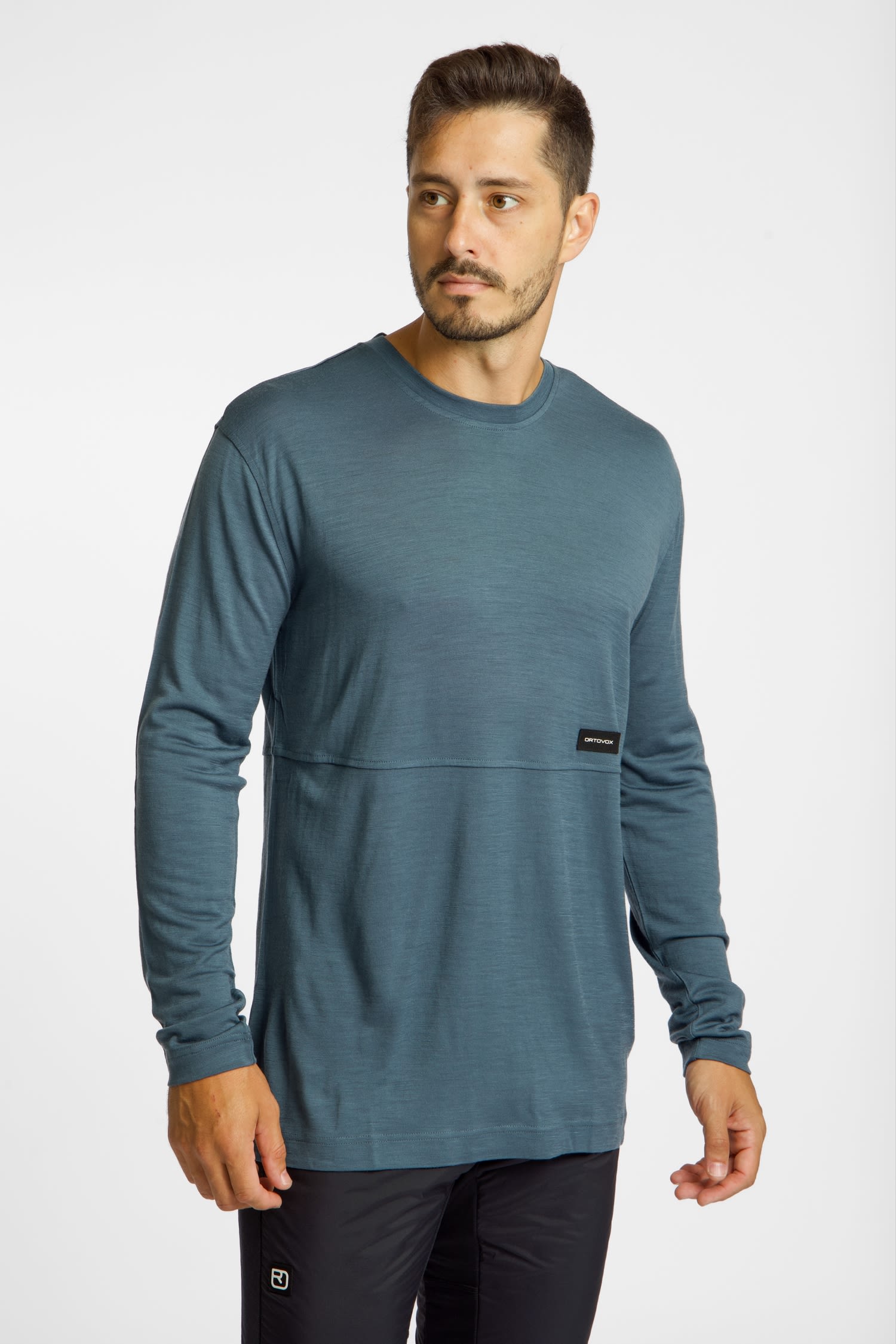 185 Merino Patch Herren Longsleeve