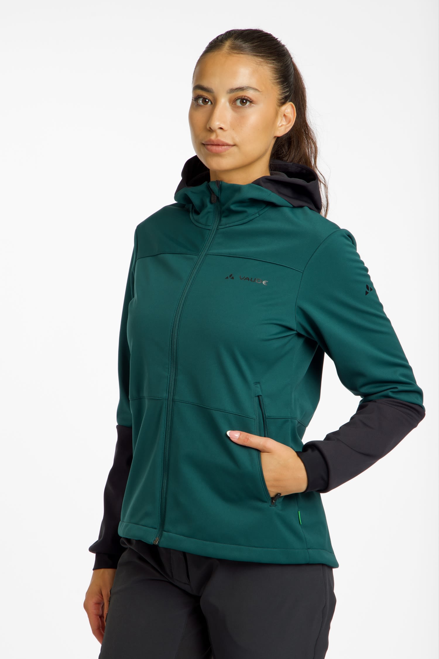 Qimsa Hooded Softshell Damen Bikejacke