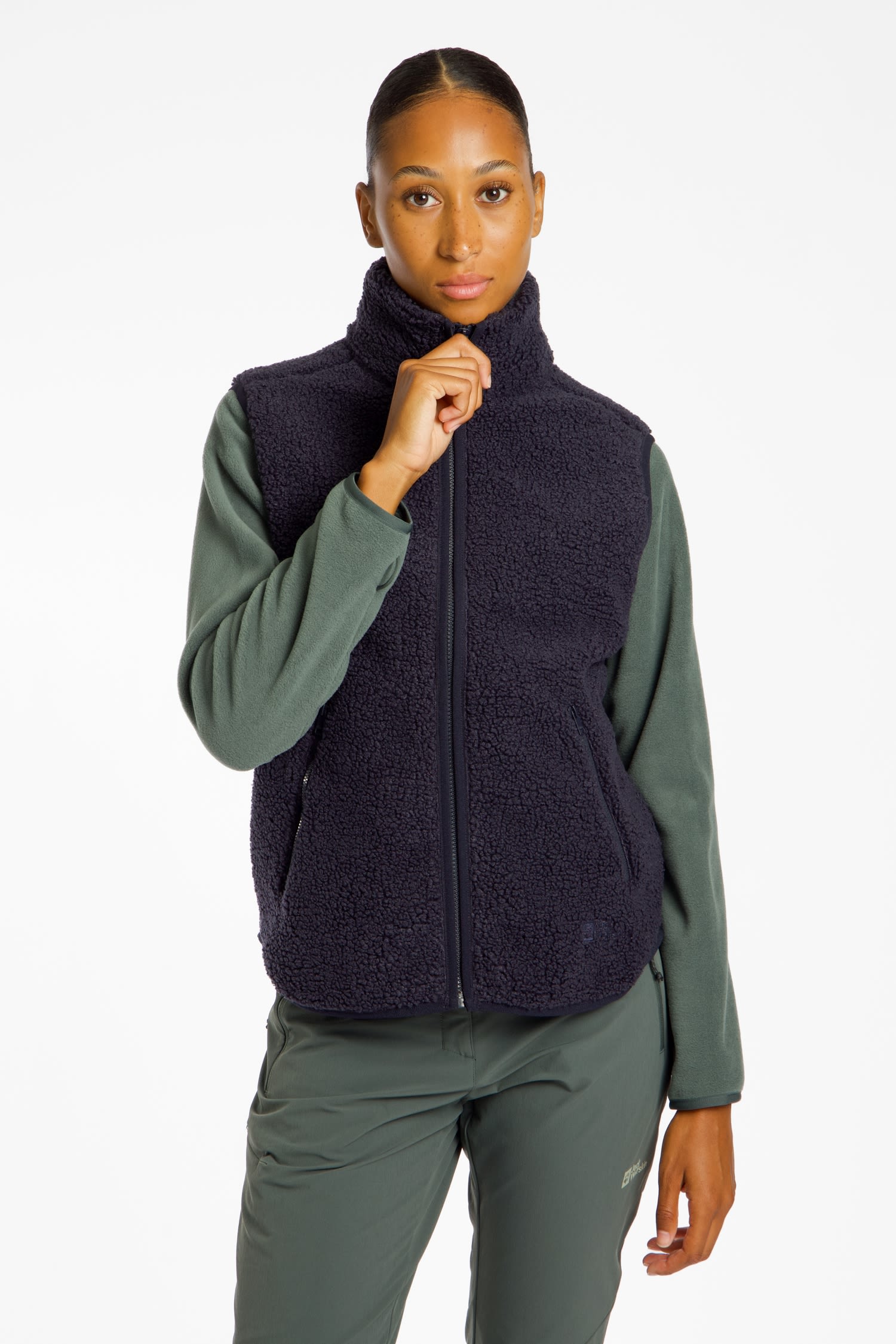 High Curl Damen Gilet