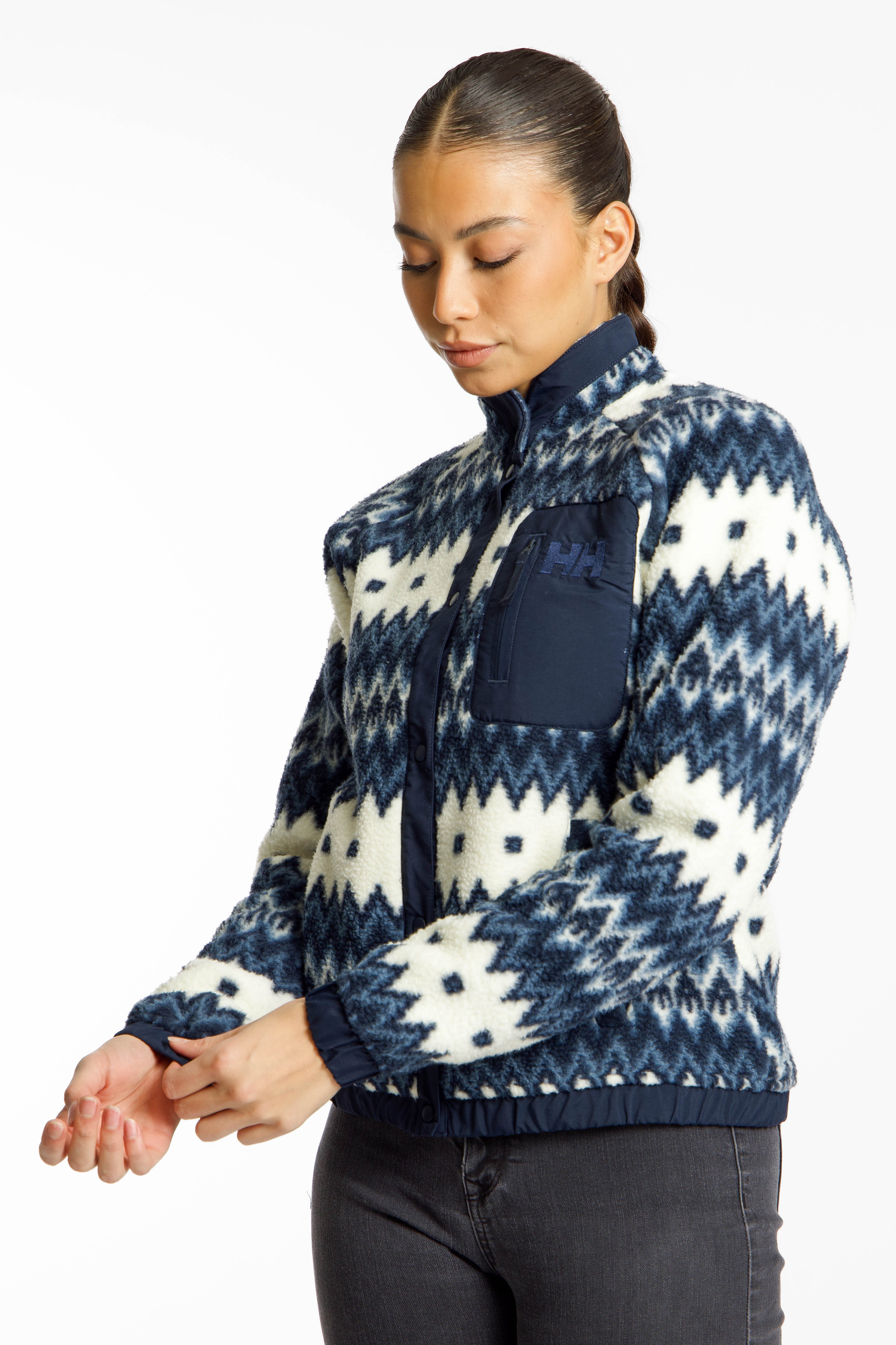 Imperial Printed Pile Snap Damen Midlayer