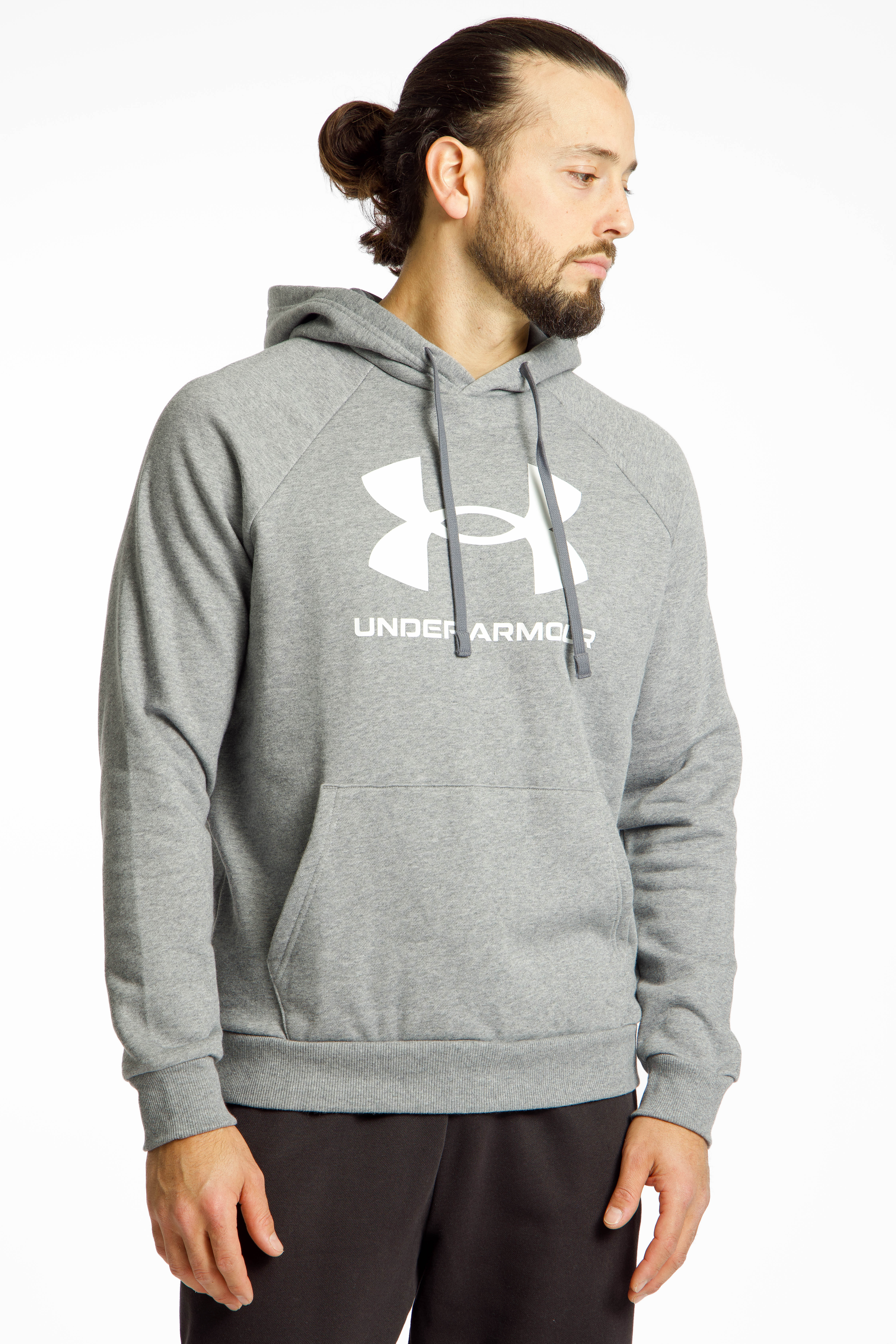 UA Rival Fleece Logo Herren Hoodie