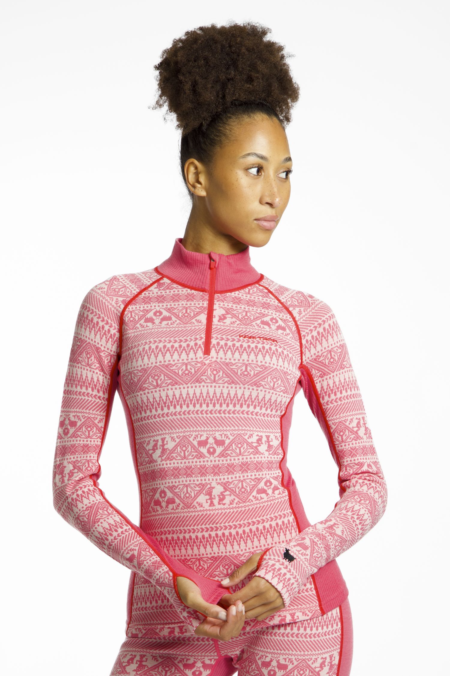 Thale Merino Half-Zip Damen Thermo Longsleeve
