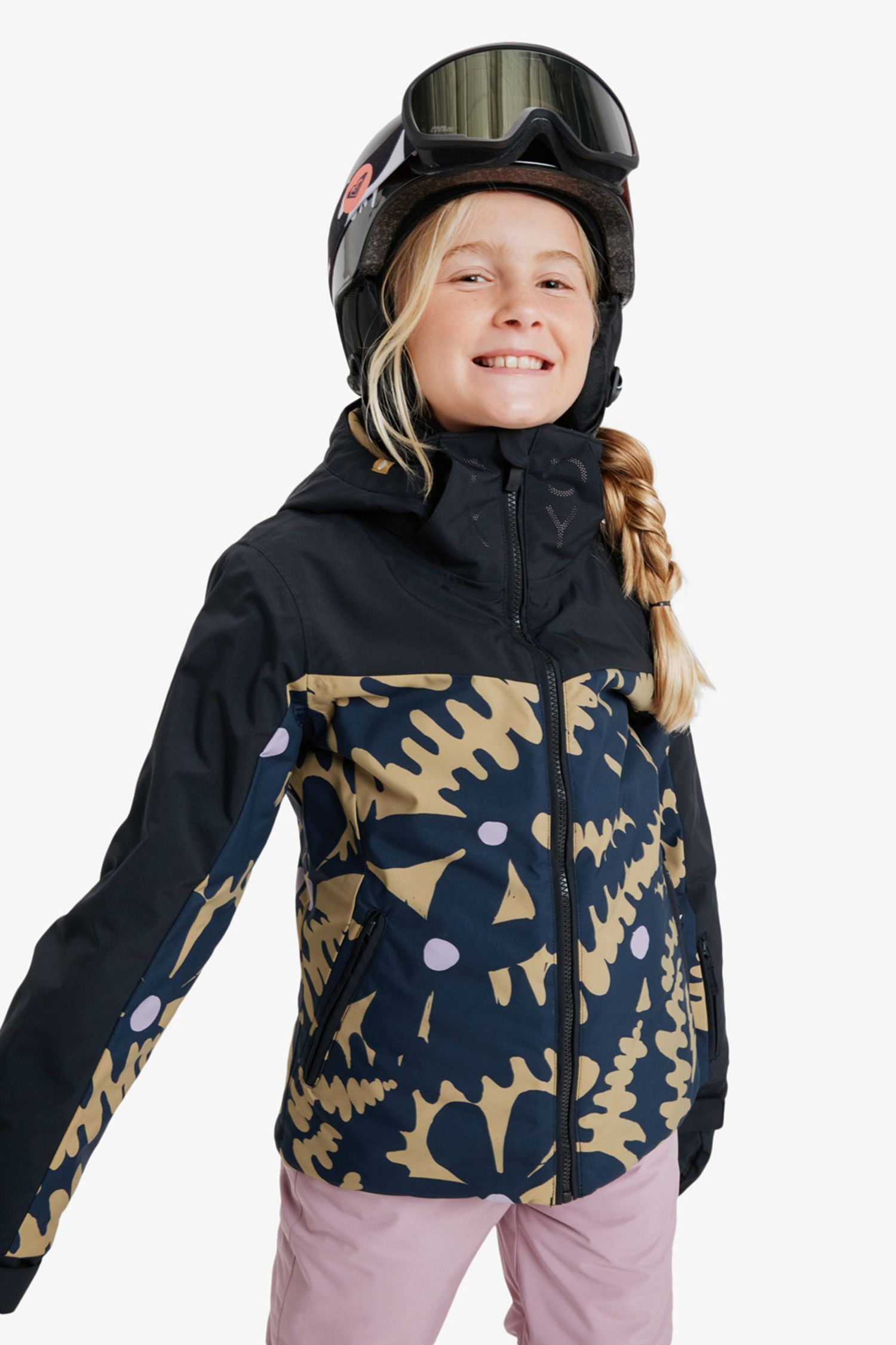Free Jet Block Mädchen Ski-/Snowboardjacke