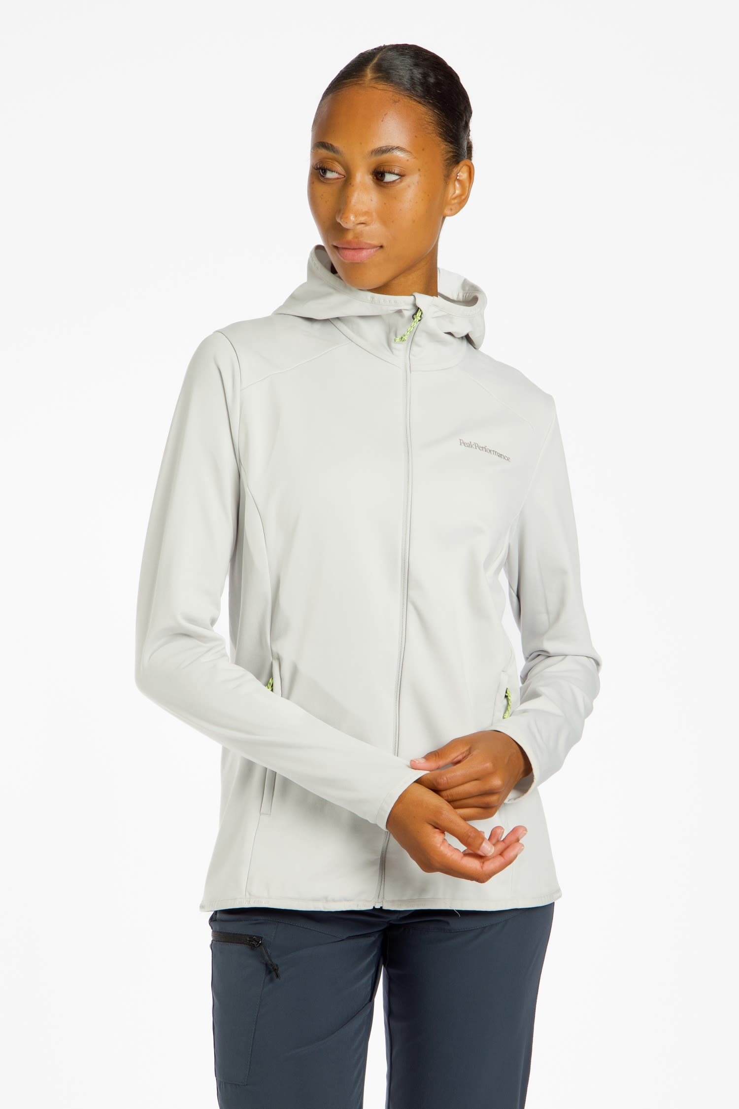 Light Zip Hood Damen Midlayer
