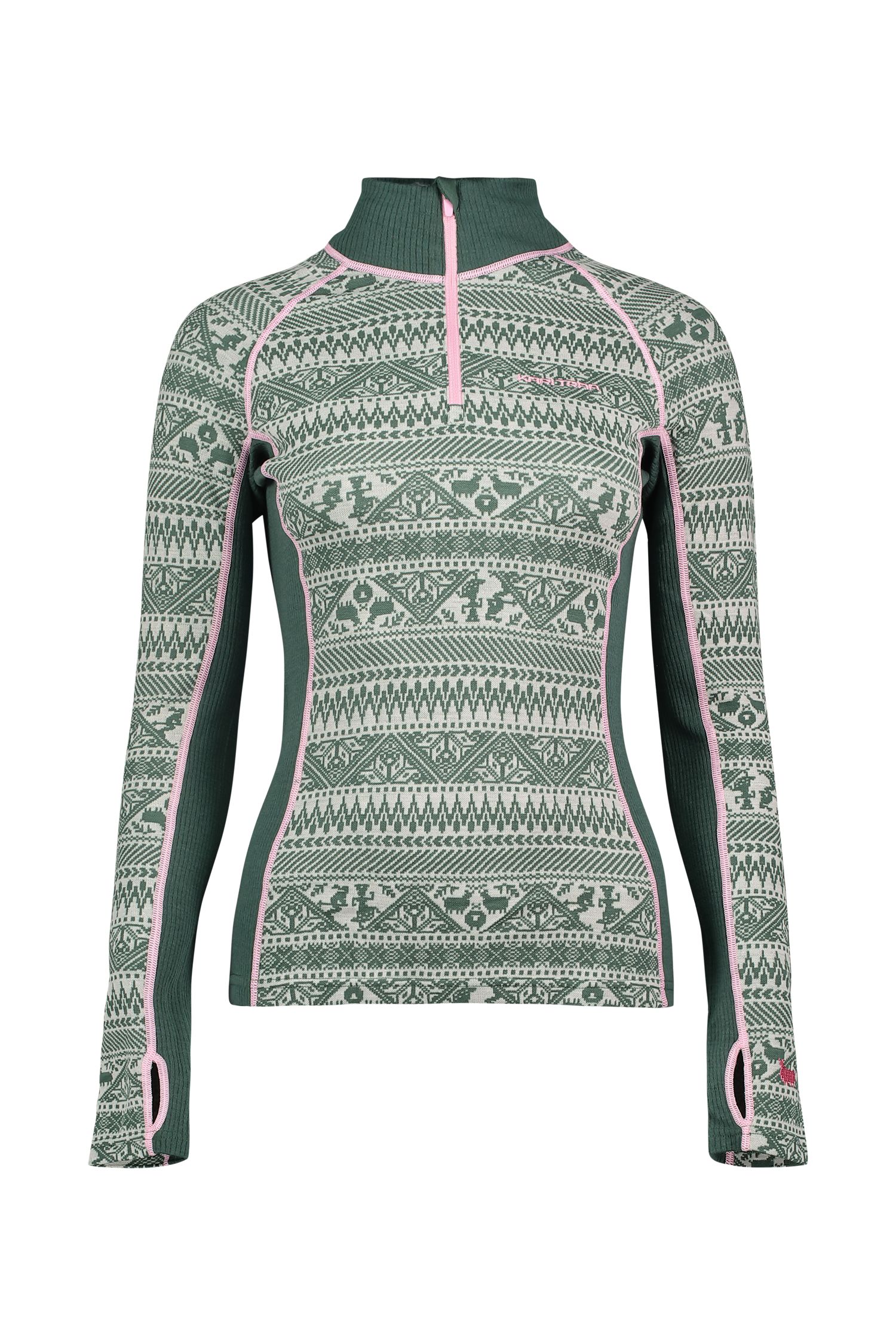 Thale Merino Half-Zip Damen Thermo Longsleeve