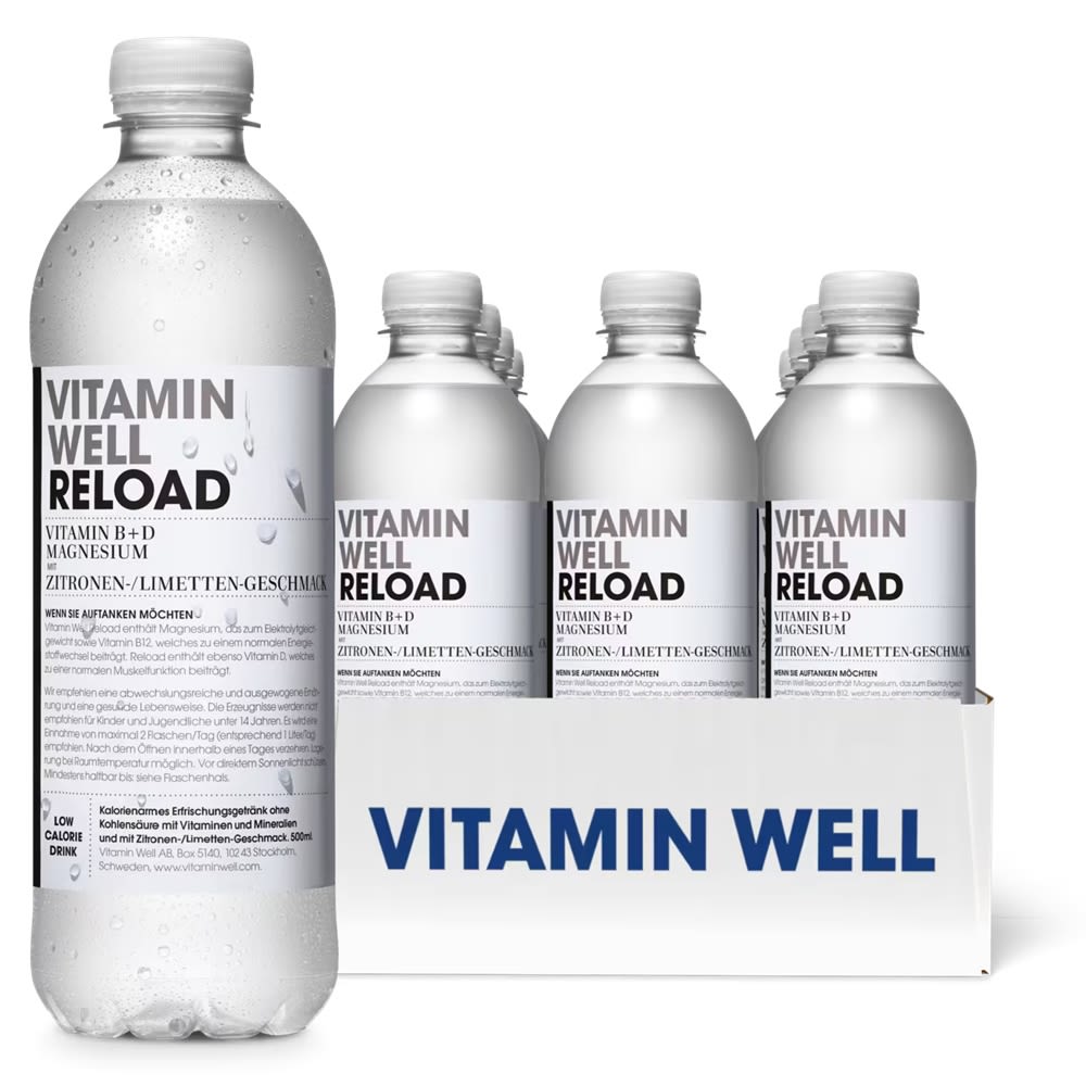 Reload Zitronen-Limetten 12 x 500 ml bevanda sportiva
