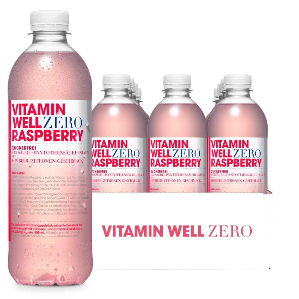 Zero Raspberry 12 x 500 ml bevanda sportiva