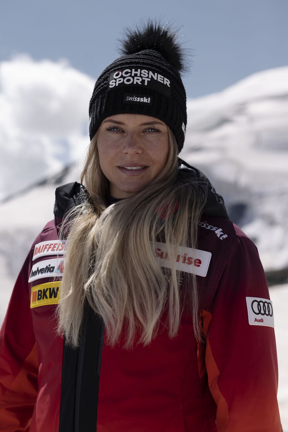 Offizielle OCHSNER SPORT Corinne Suter Fahrer Mütze