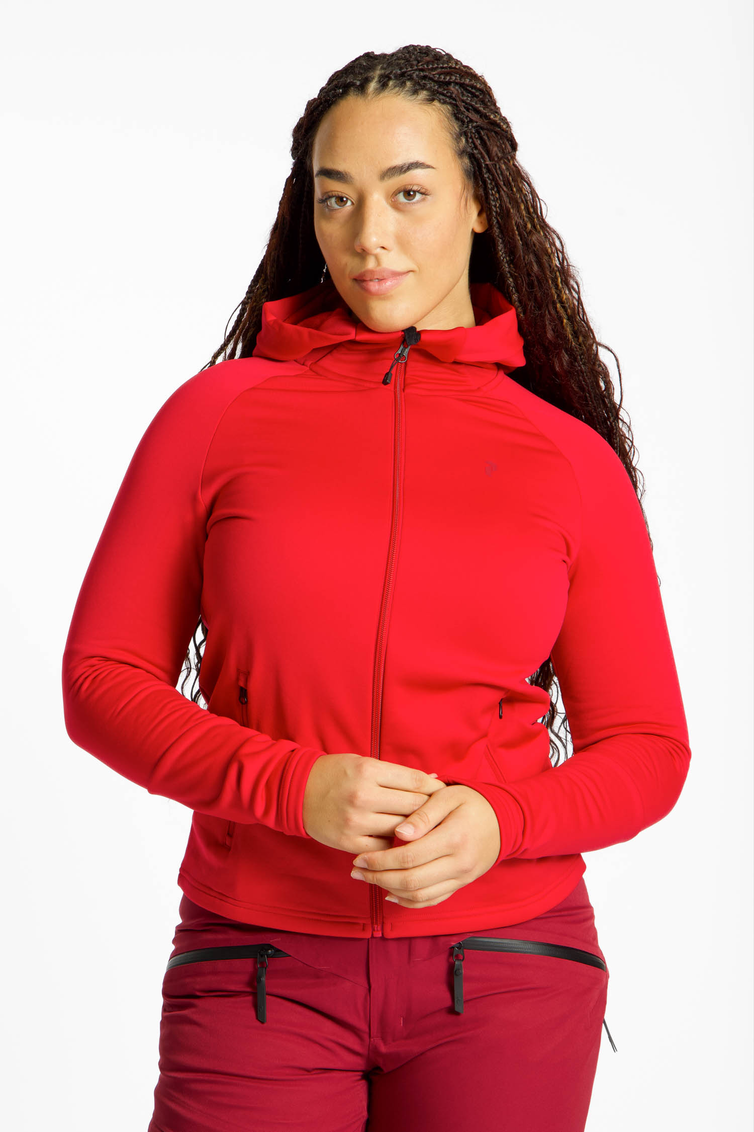 Rider Essentials Zip Hood Damen Midlayer